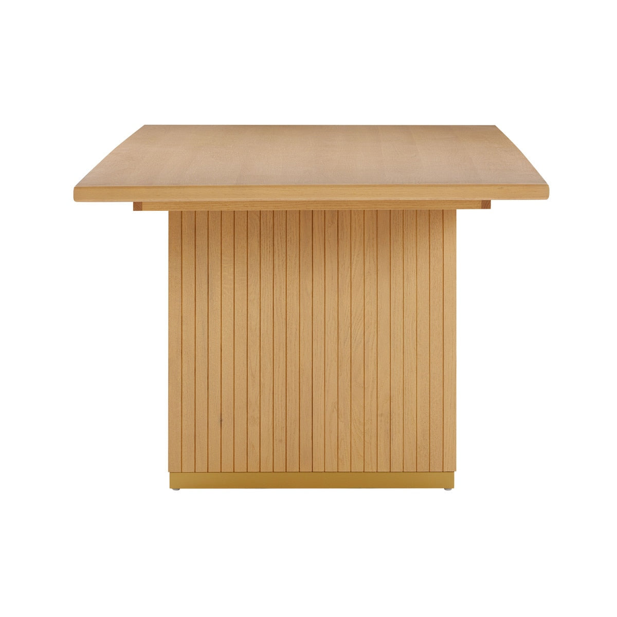 Table à manger rectangulaire en bois de chêne naturel Chelsea