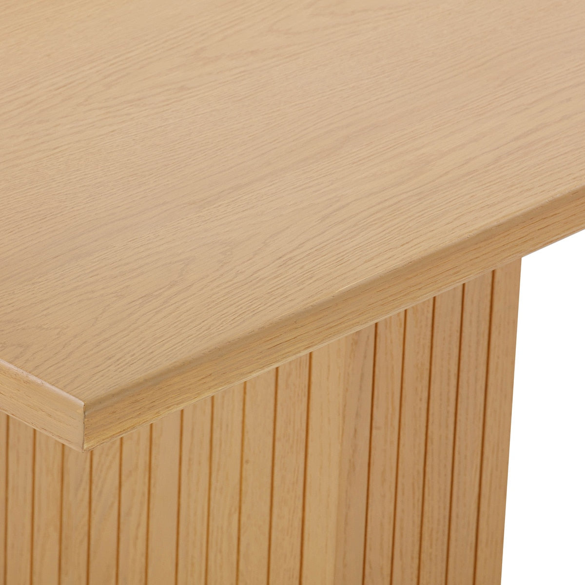 Table à manger rectangulaire en bois de chêne naturel Chelsea