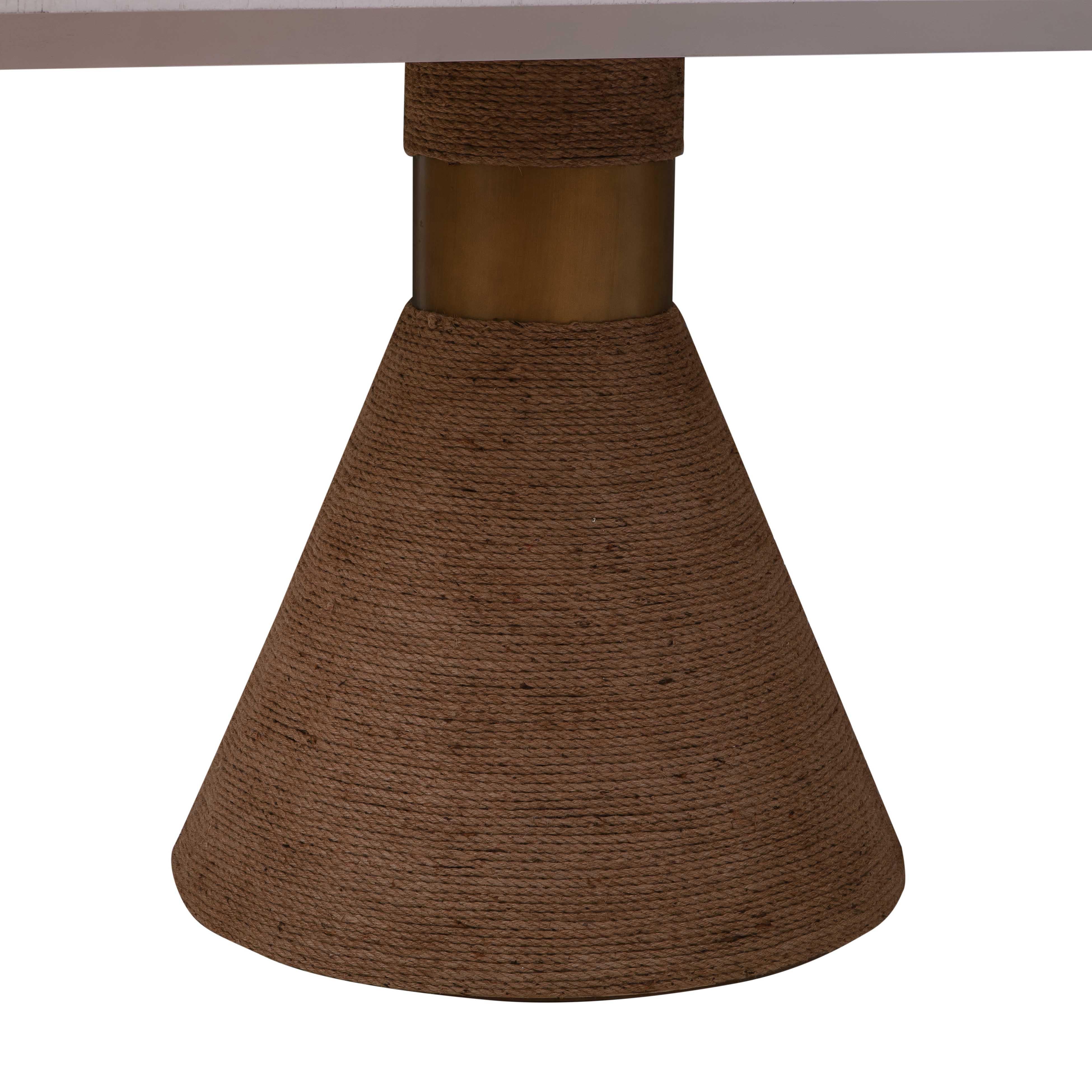 Rishi 120" Rope Rectangular Dining Table