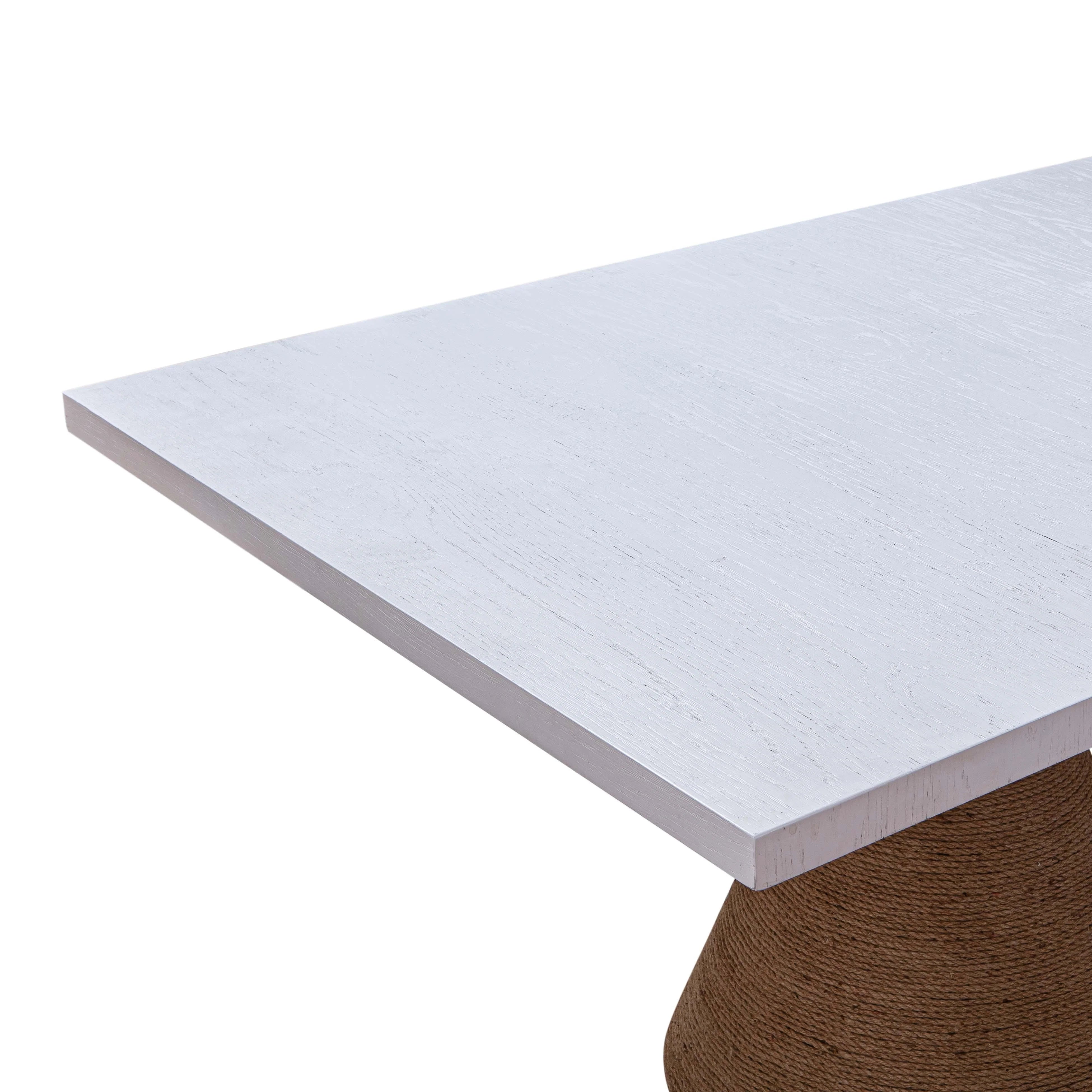 Rishi 120" Rope Rectangular Dining Table