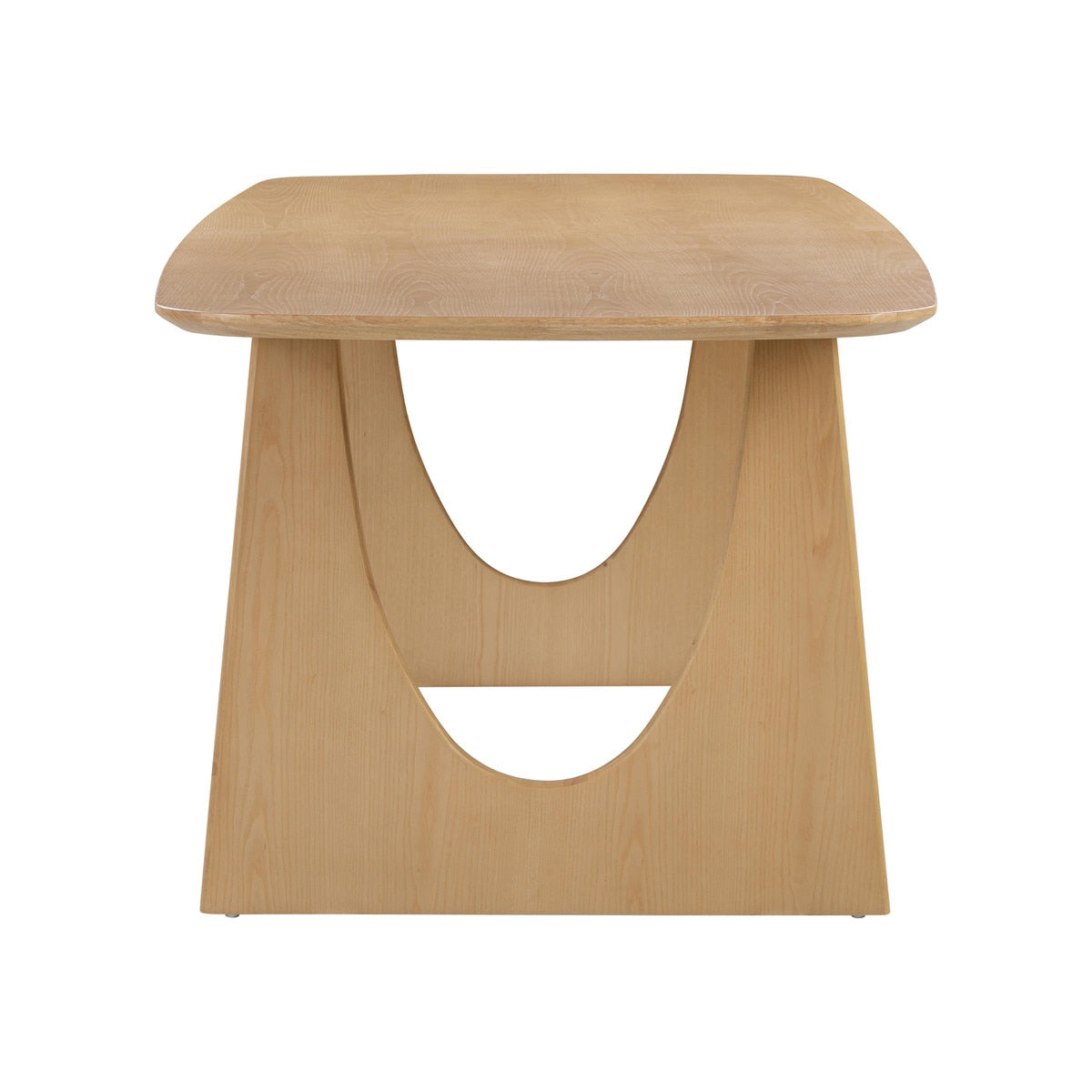 Table à manger rectangulaire en frêne naturel Cybill de 94 po