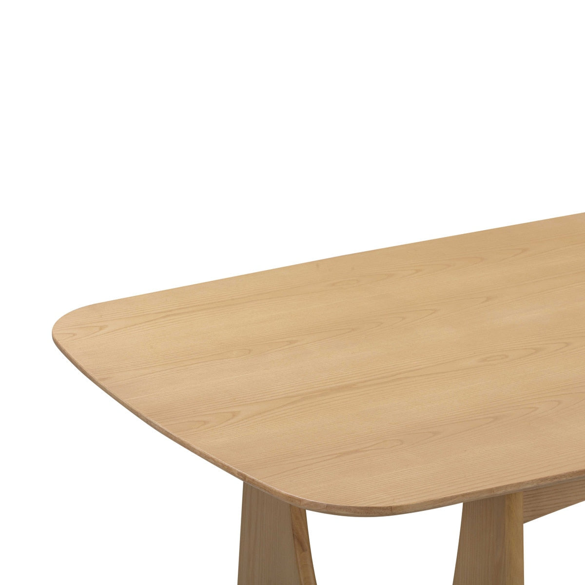 Table à manger rectangulaire en frêne naturel Cybill de 94 po