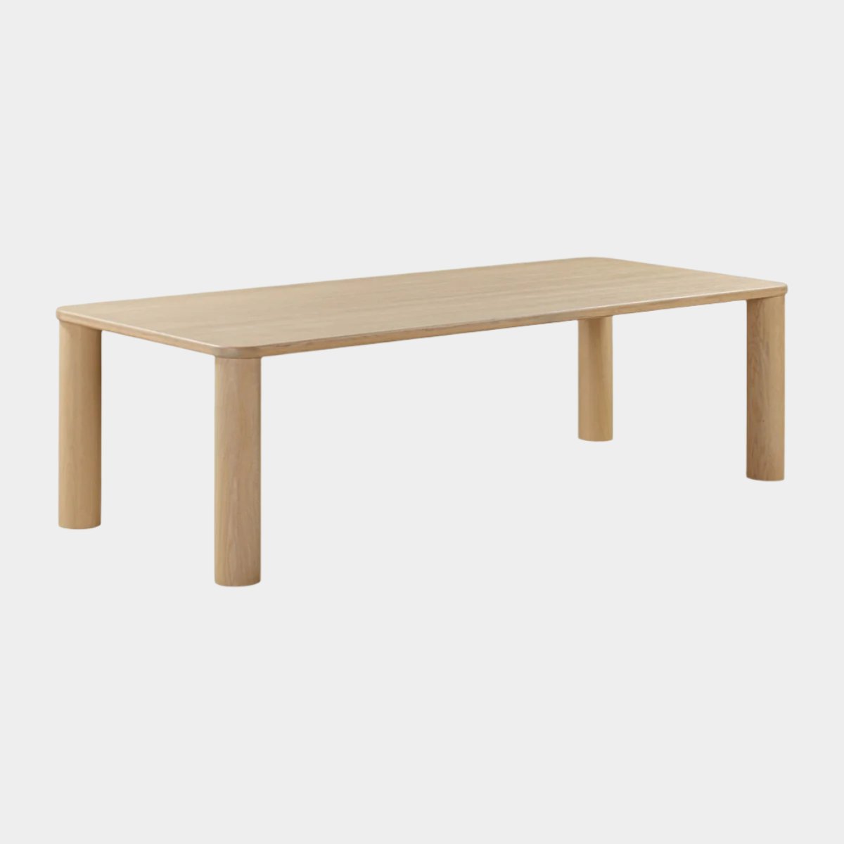 Table de salle à manger rectangulaire en chêne Akola
