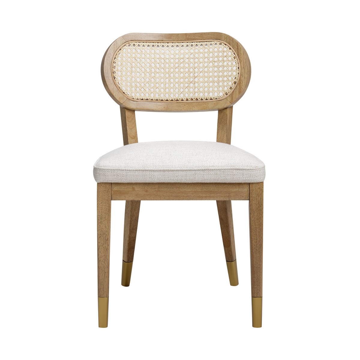 Chaise de salle à manger en lin naturel Cosette