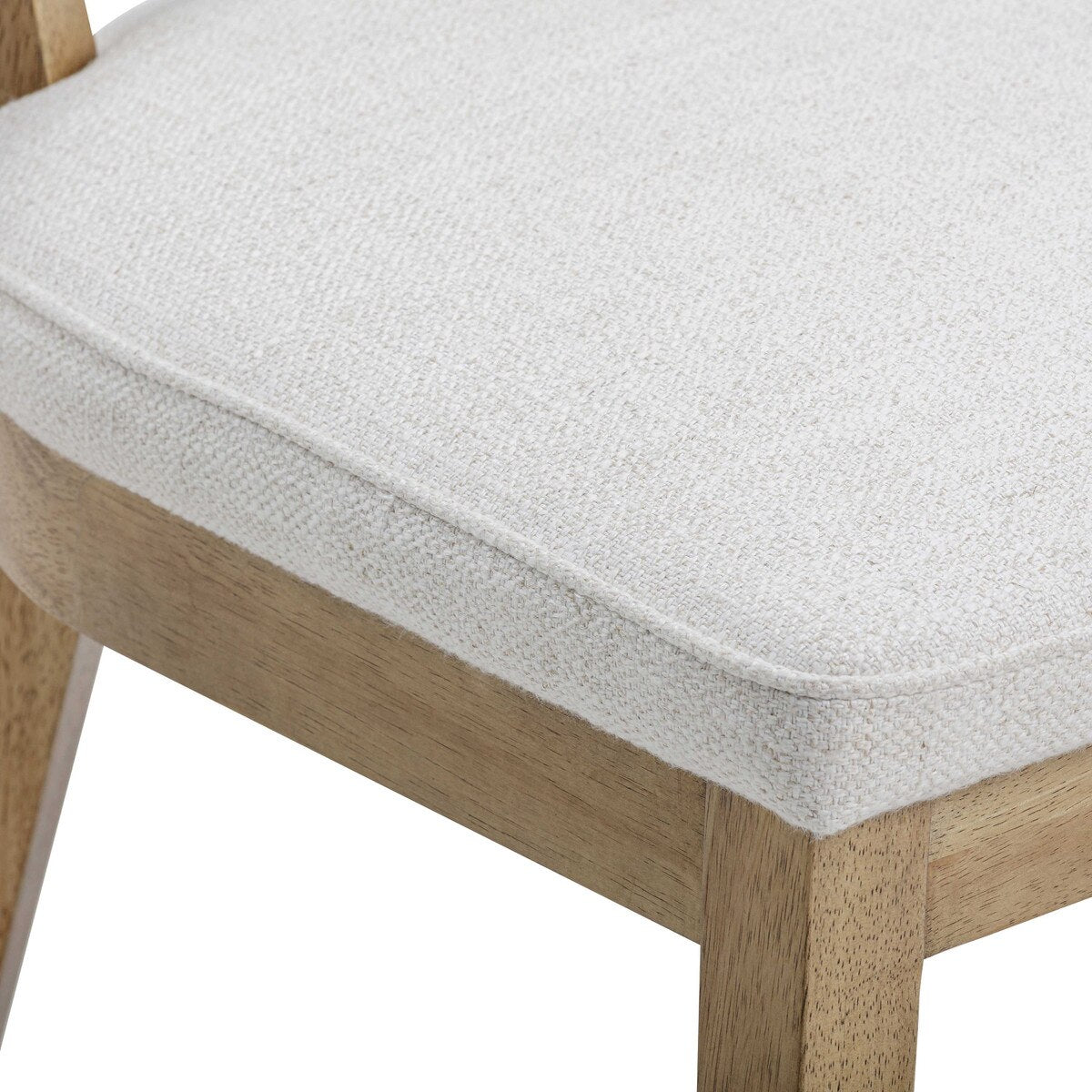 Chaise de salle à manger en lin naturel Cosette