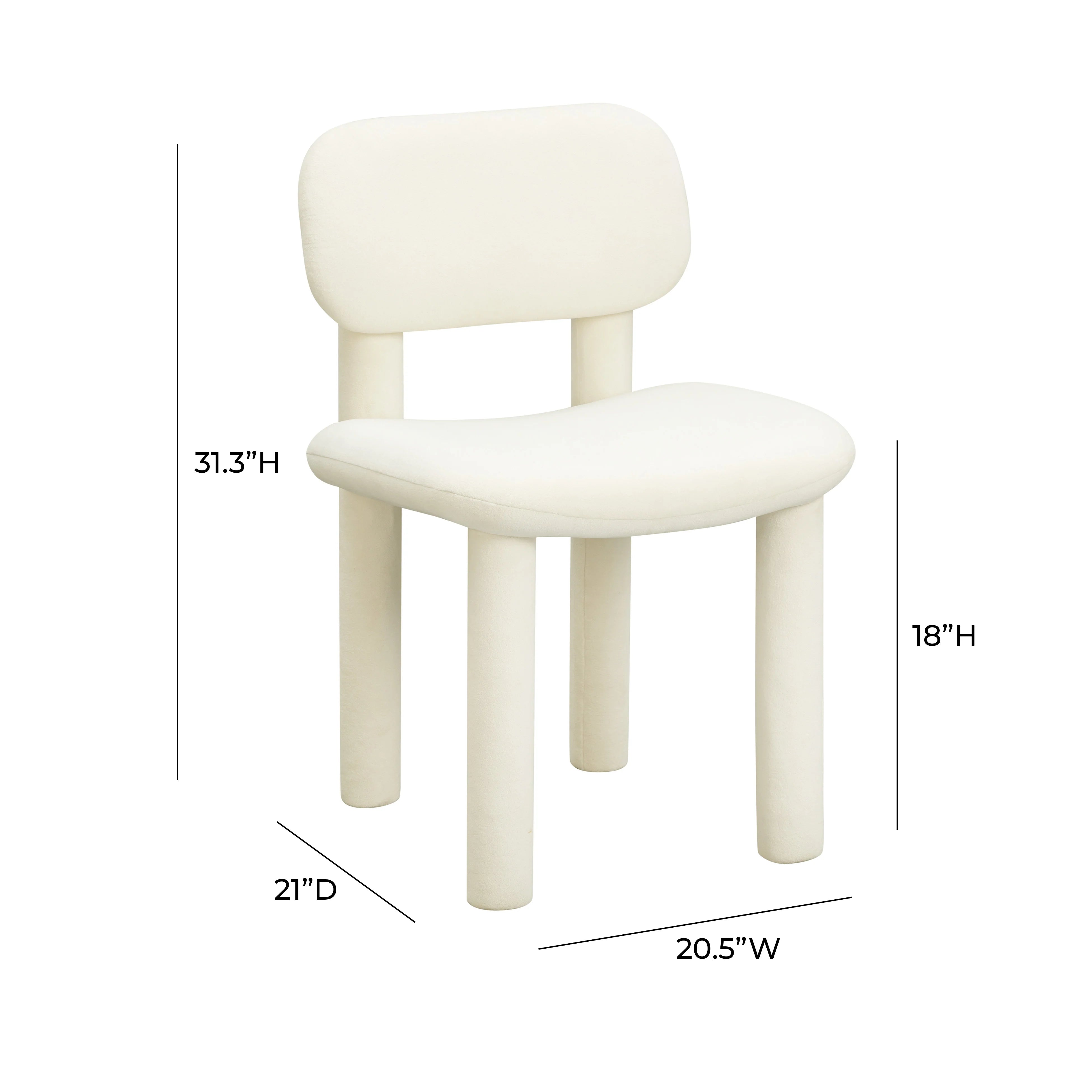 Elise Performance Velvet Dining Chair