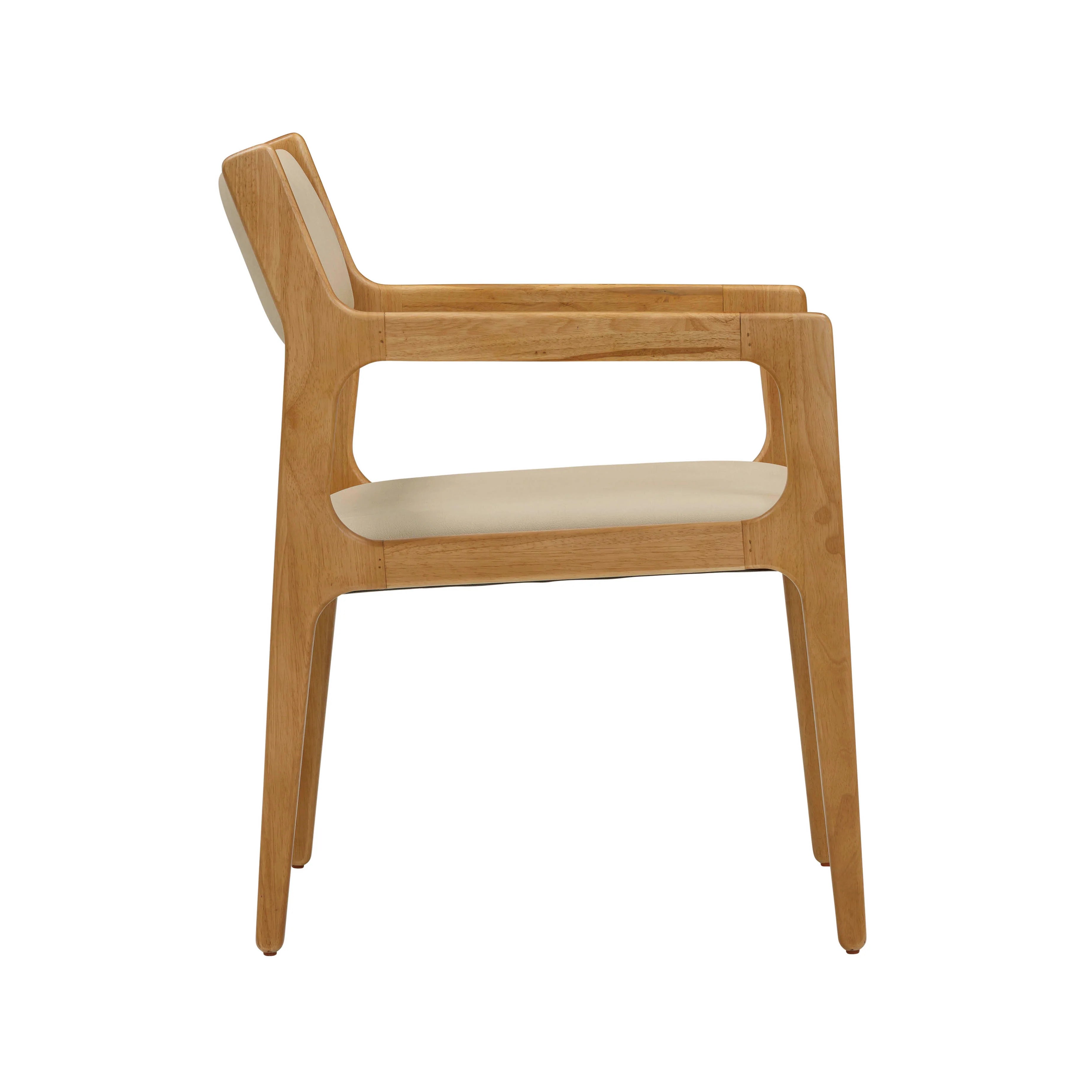 Ari Cream Performance Vegan Leather Dining Chair - Set of 2