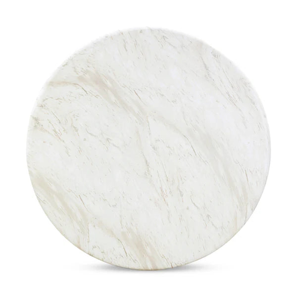 Esme Faux Marble Indoor / Outdoor 48" Round Dining Table