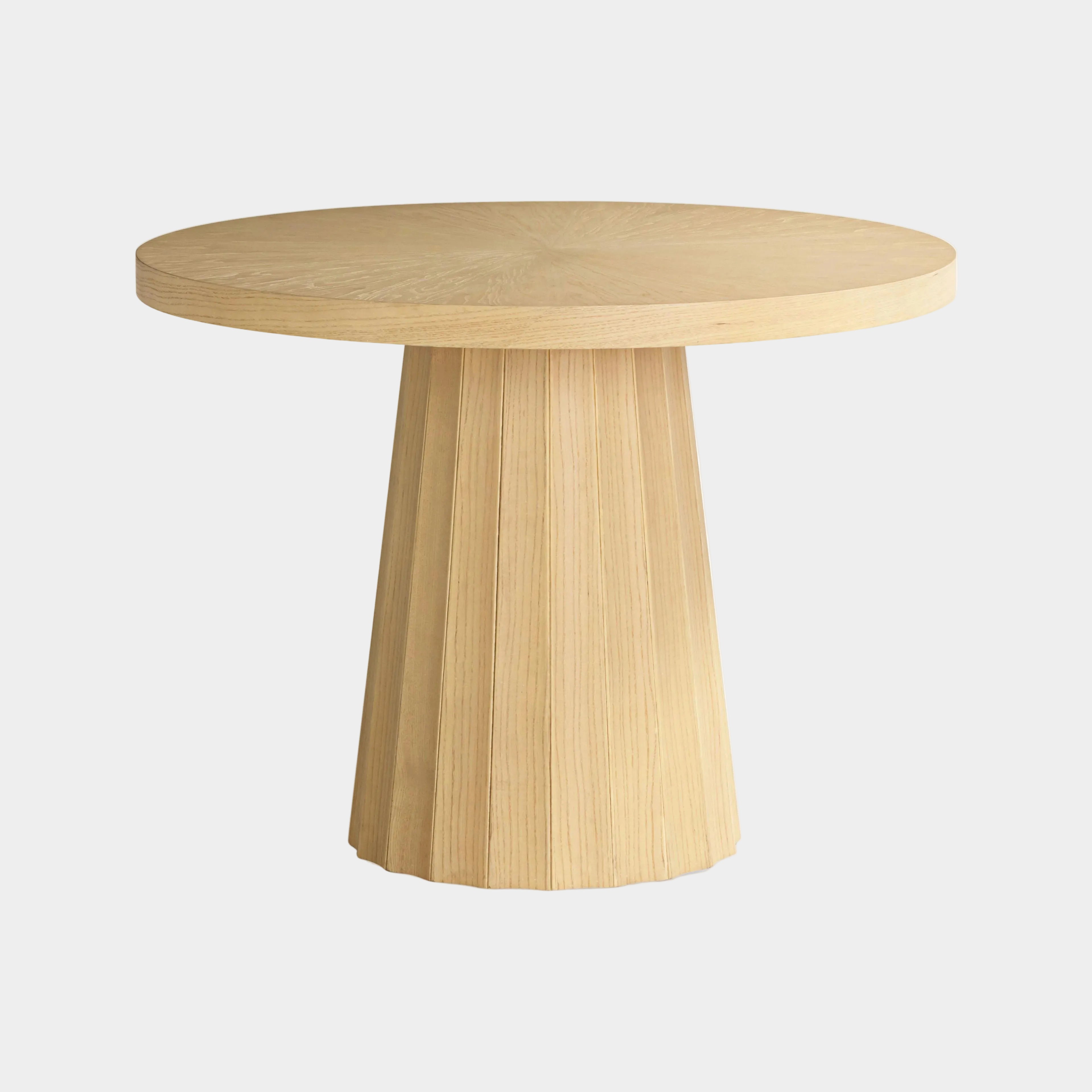 Meri Natural Round Dining Table (41"-56")