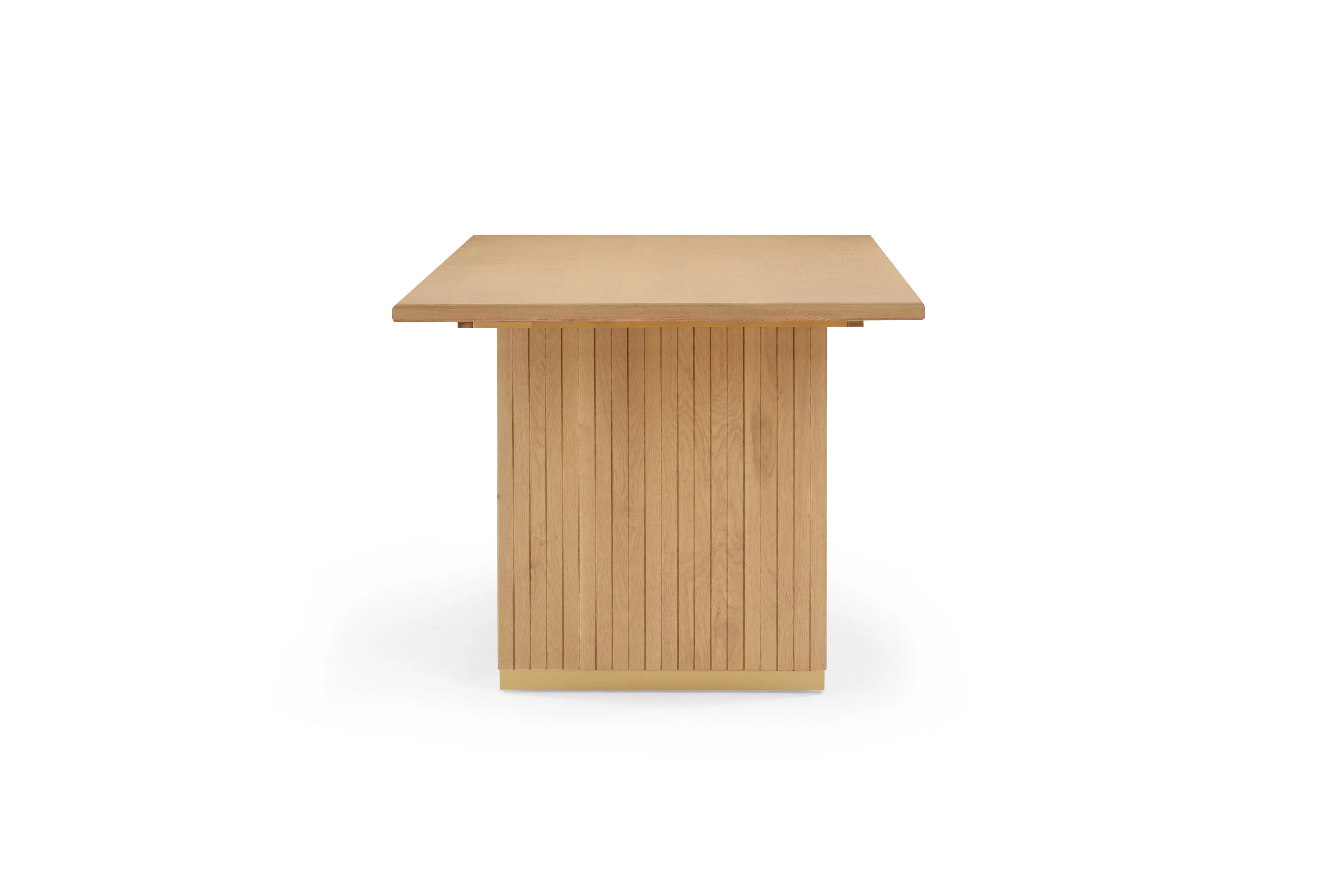 Chelsea 79" Natural Oak Wood Rectangular Dining Table