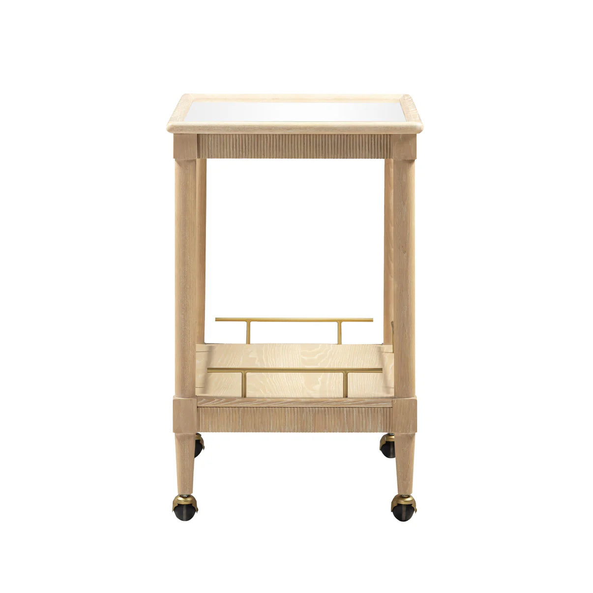 Slosh 37" Natural Ash Bar Cart