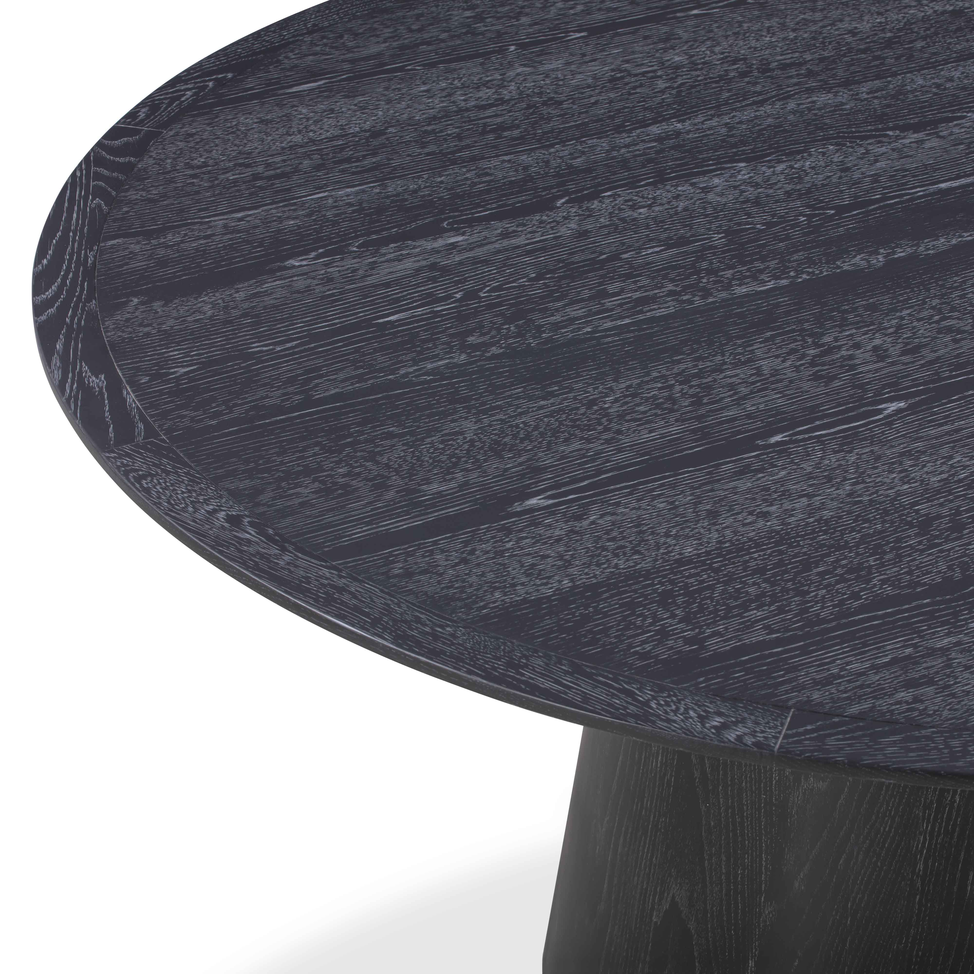 Sahara Round Oak Dining Table (41"-60")