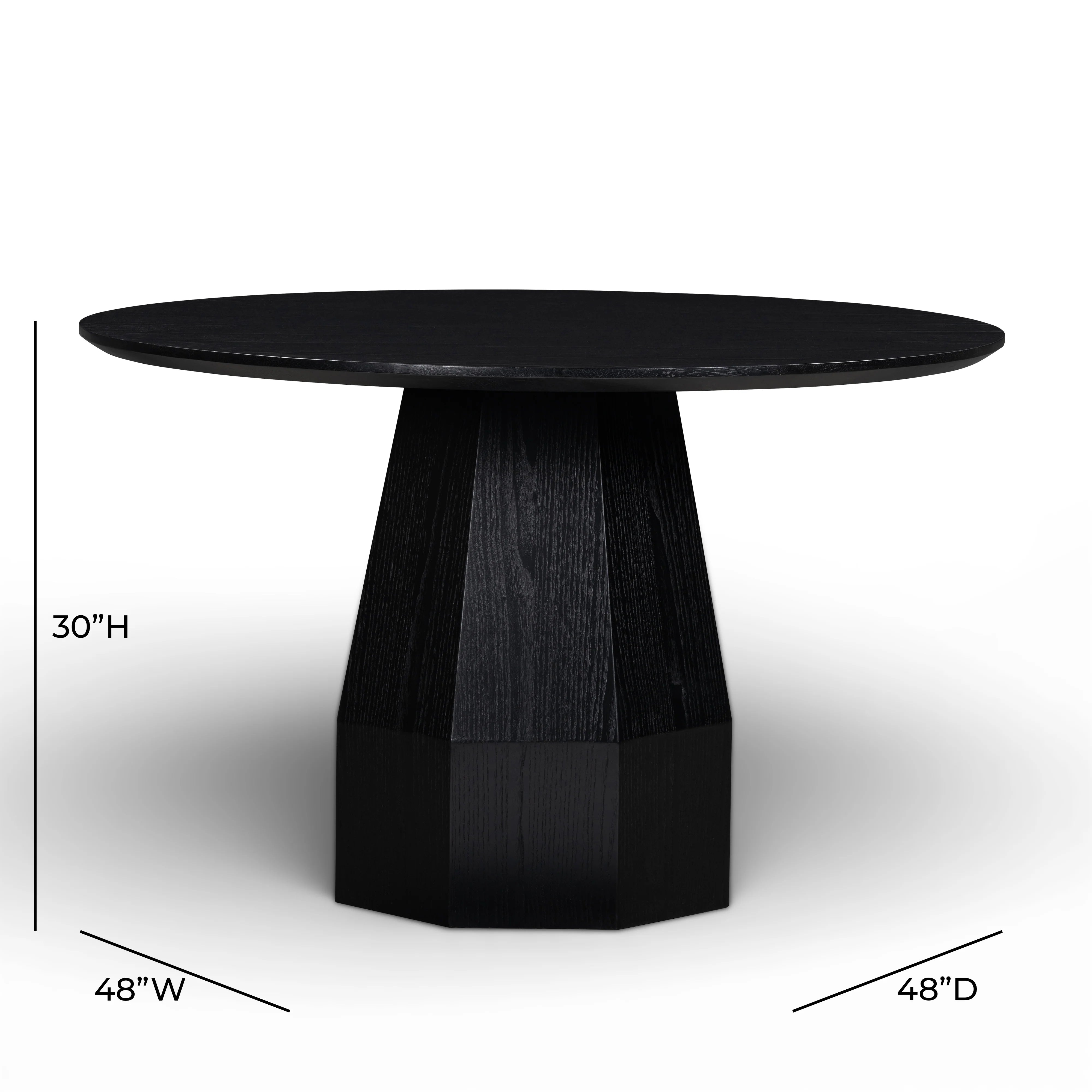 Brocha 48'' Ash Wood Round Dining Table
