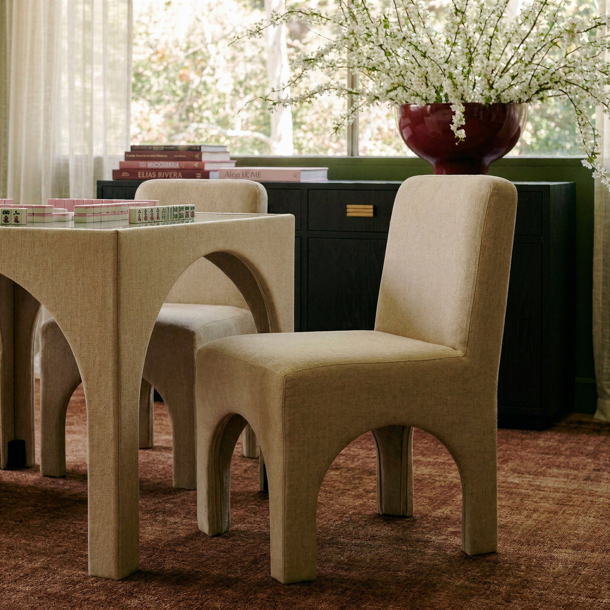 Tomlin Performance Chenille Dining Chair - Tan