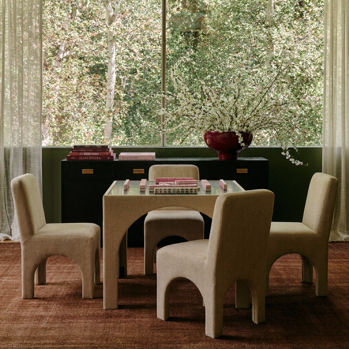 Tomlin Performance Chenille Dining Chair - Tan