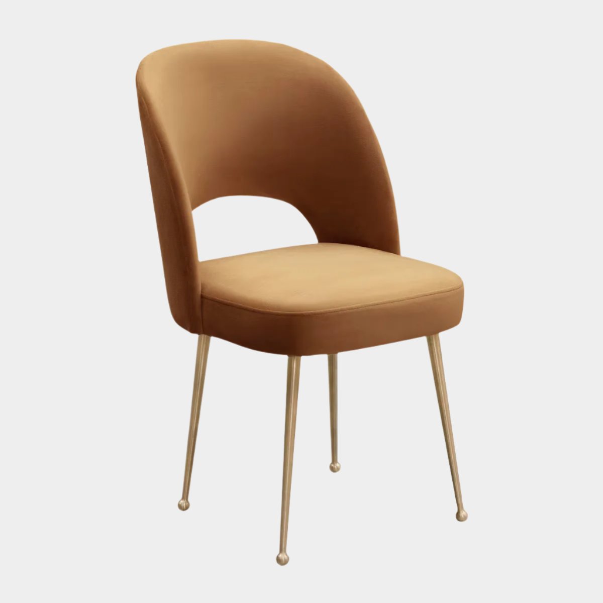 Chaise en velours Swell