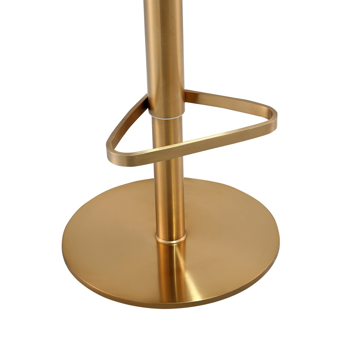 Tabouret réglable Astro Malachite Green Performance en cuir végétalien et or