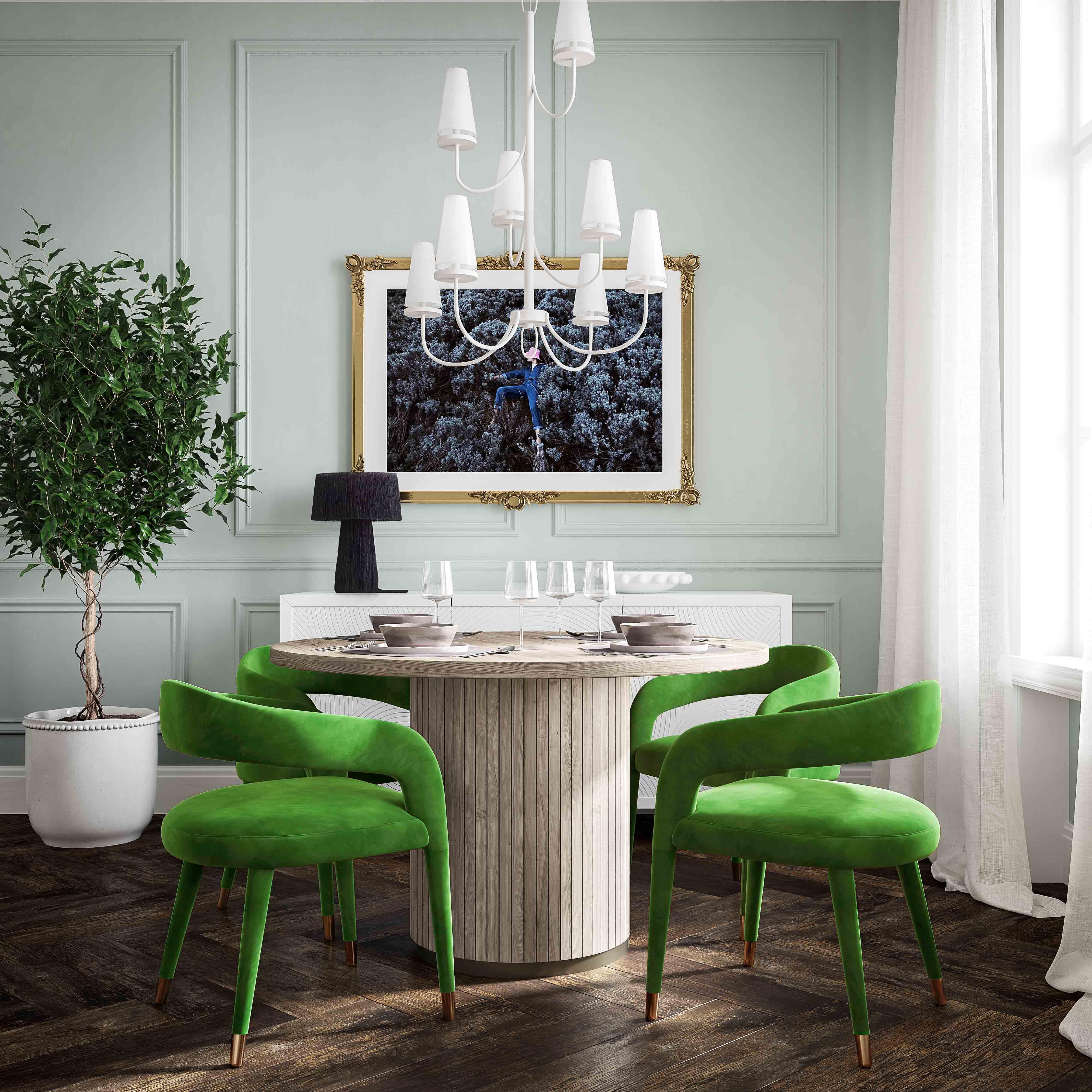 Lucia Performance Velvet Dining Chair