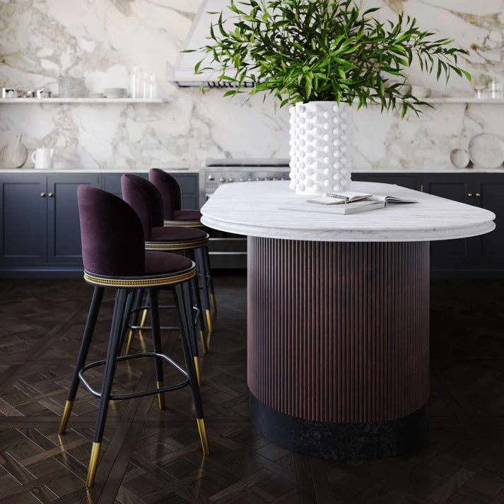 Harley Velvet Stool
