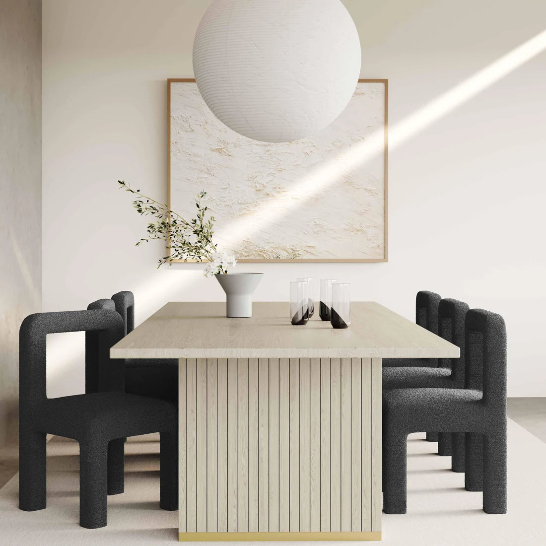 Hazel Boucle Dining Chair