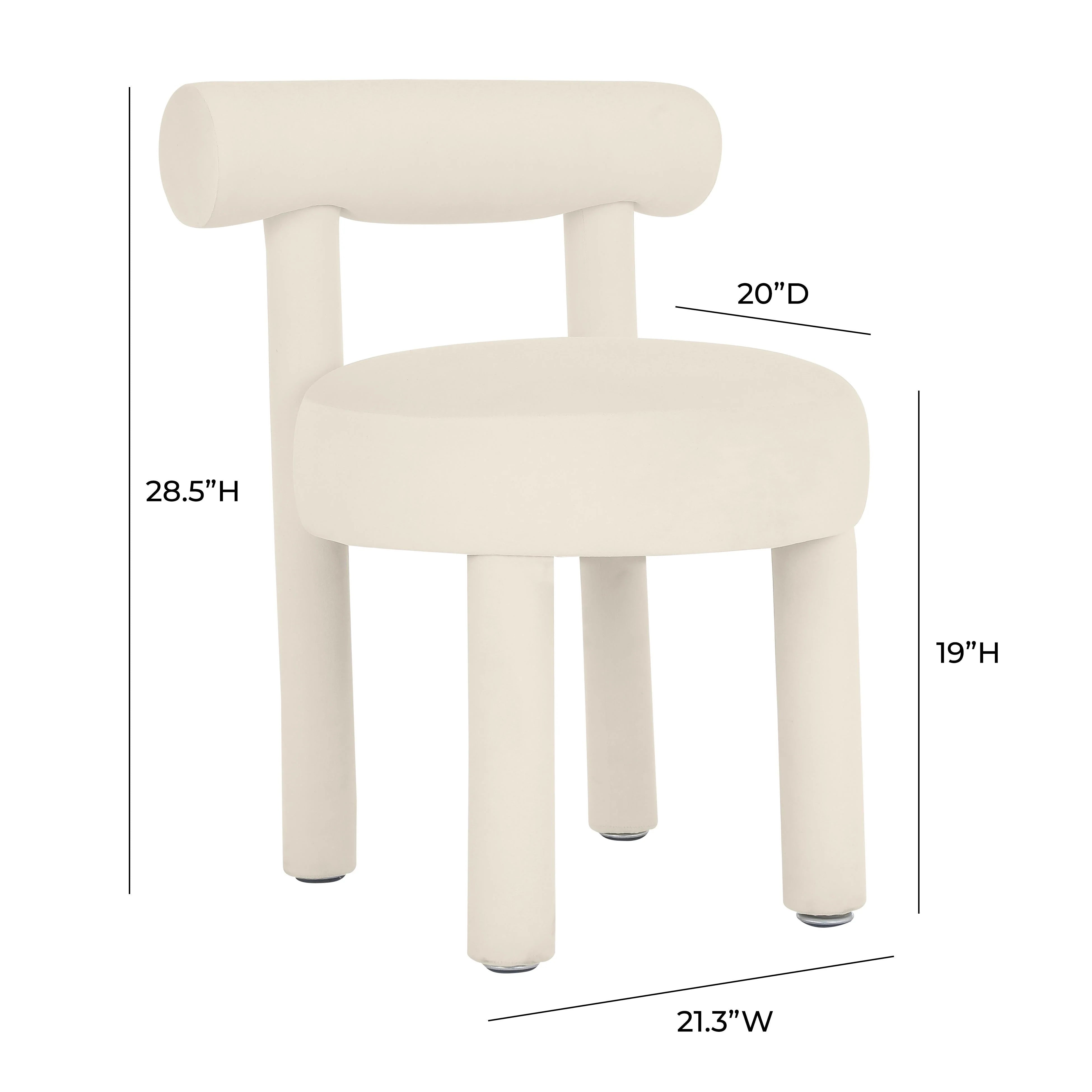 Carmel Performance Velvet Dining Chair