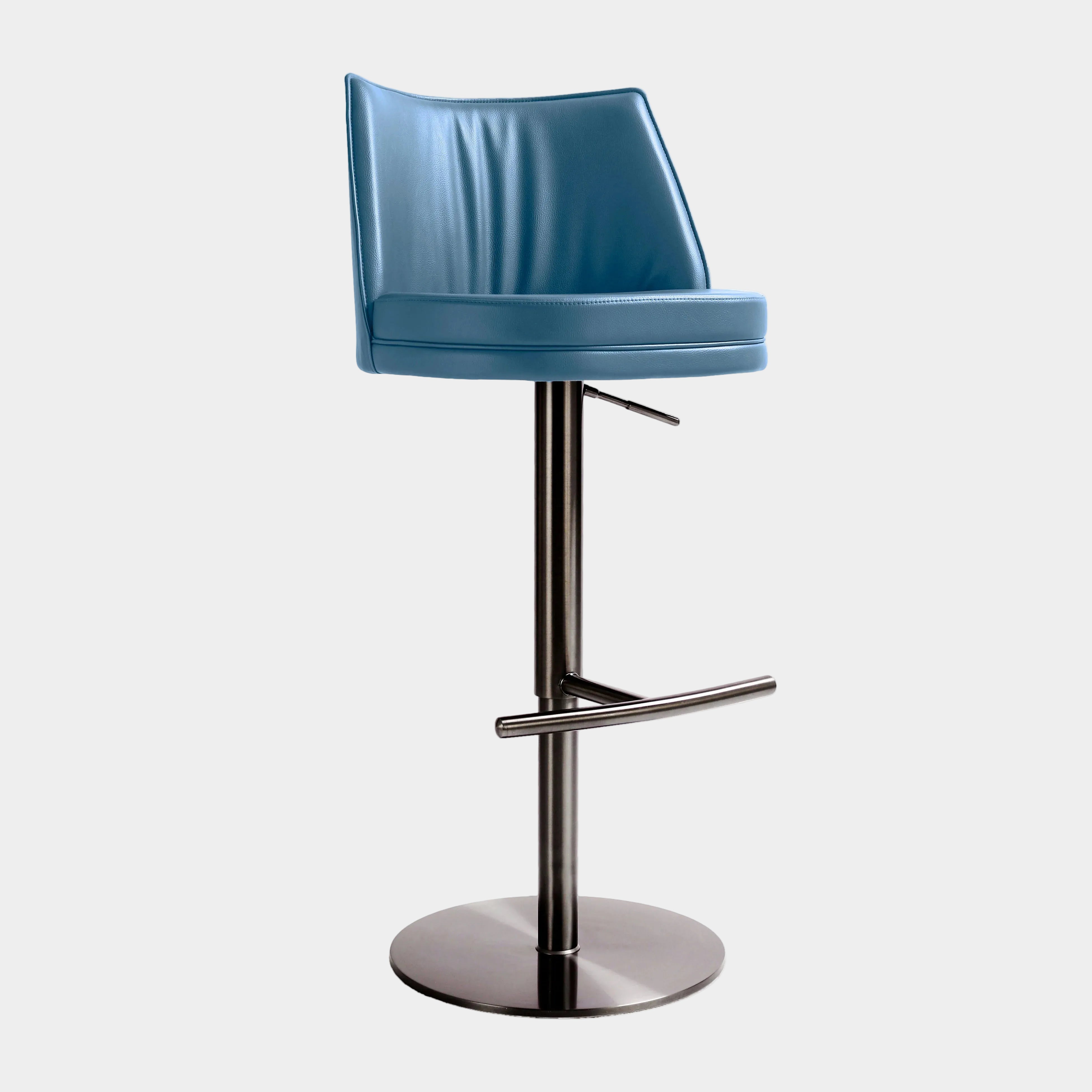 Gala Black Performance Cuir végétalien sur tabouret réglable