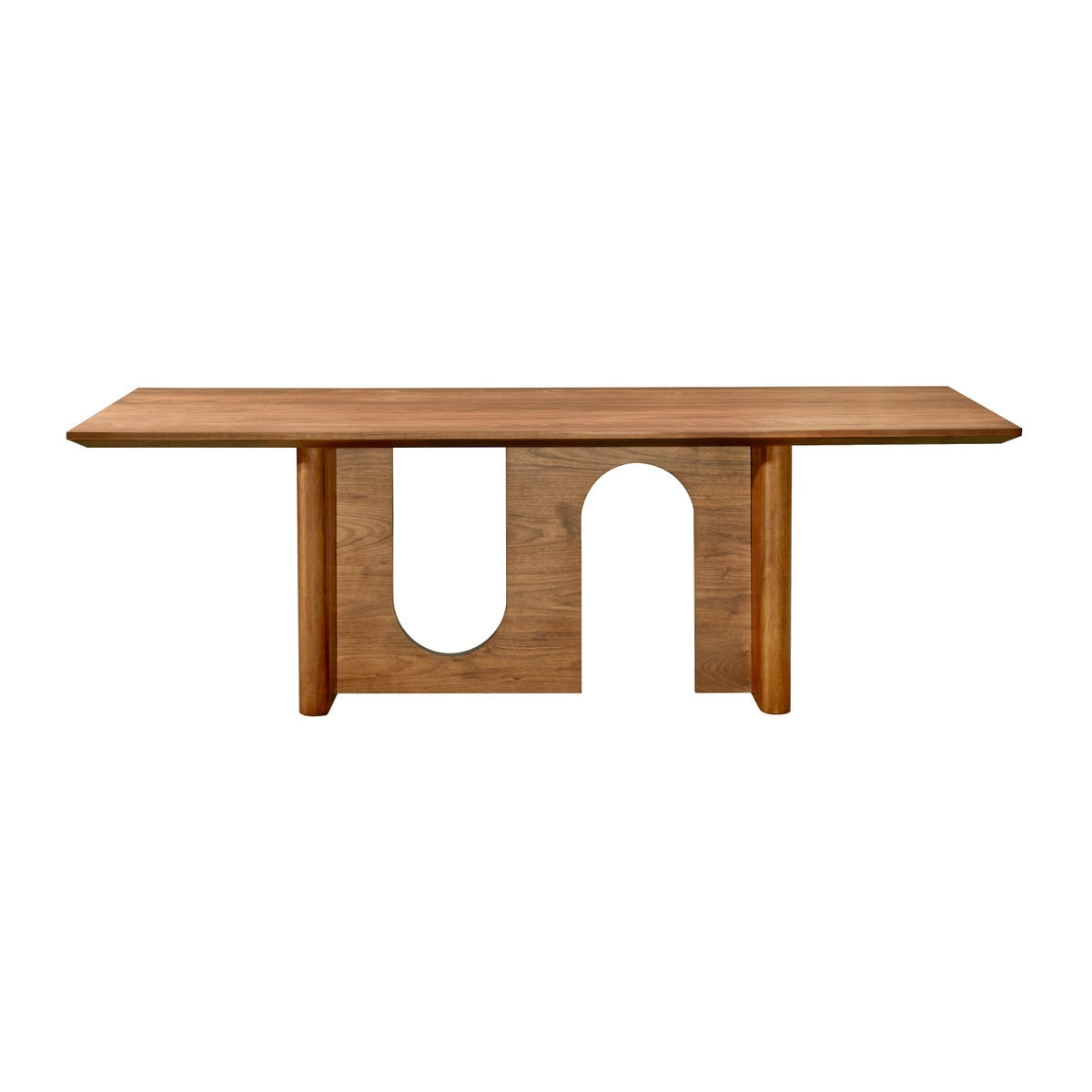 Table à manger rectangulaire en noyer Satra de 92 po