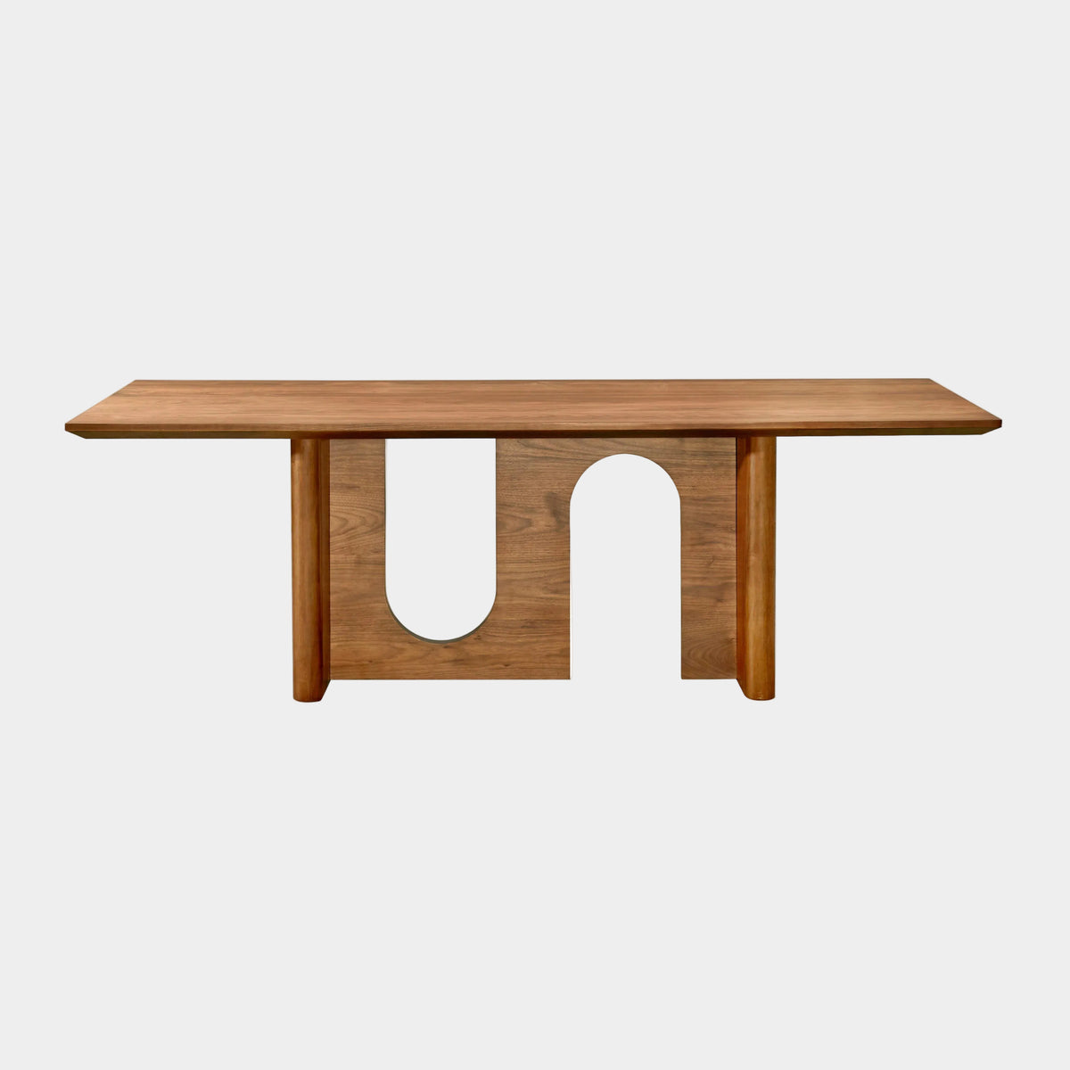 Table à manger rectangulaire en noyer Satra de 92 po