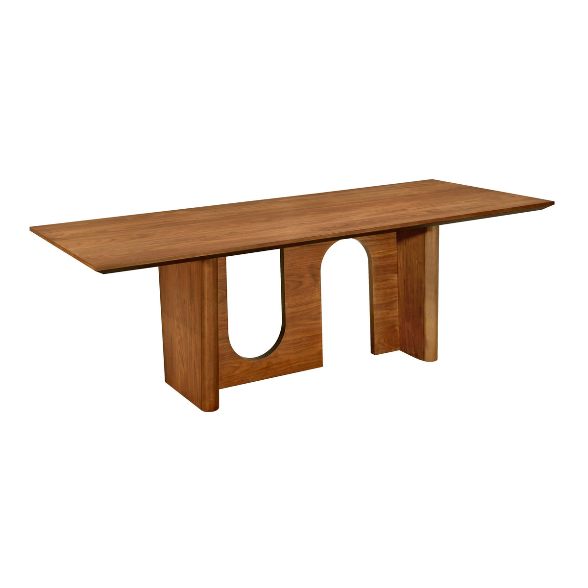 Table à manger rectangulaire en noyer Satra de 92 po