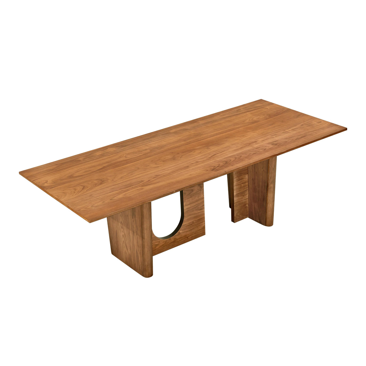 Table à manger rectangulaire en noyer Satra de 92 po