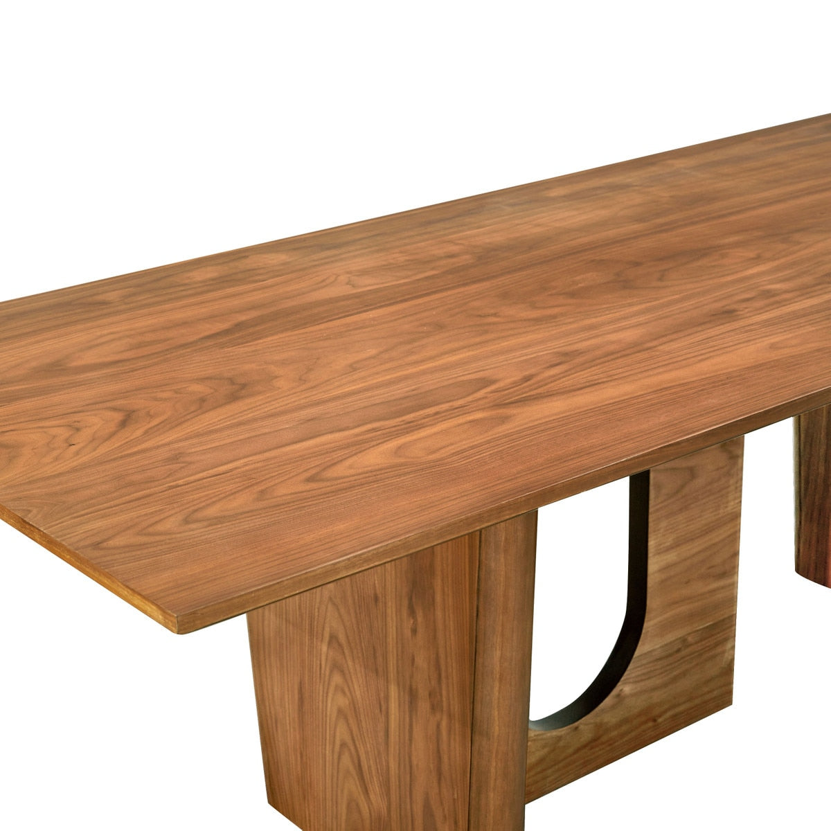 Table à manger rectangulaire en noyer Satra de 92 po