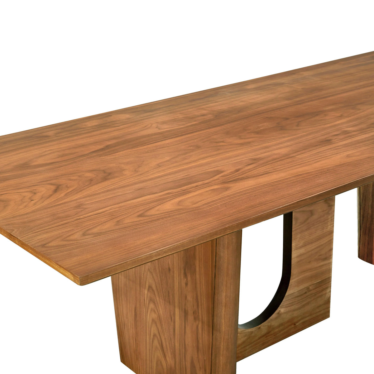 Table à manger rectangulaire en noyer Satra de 92 po