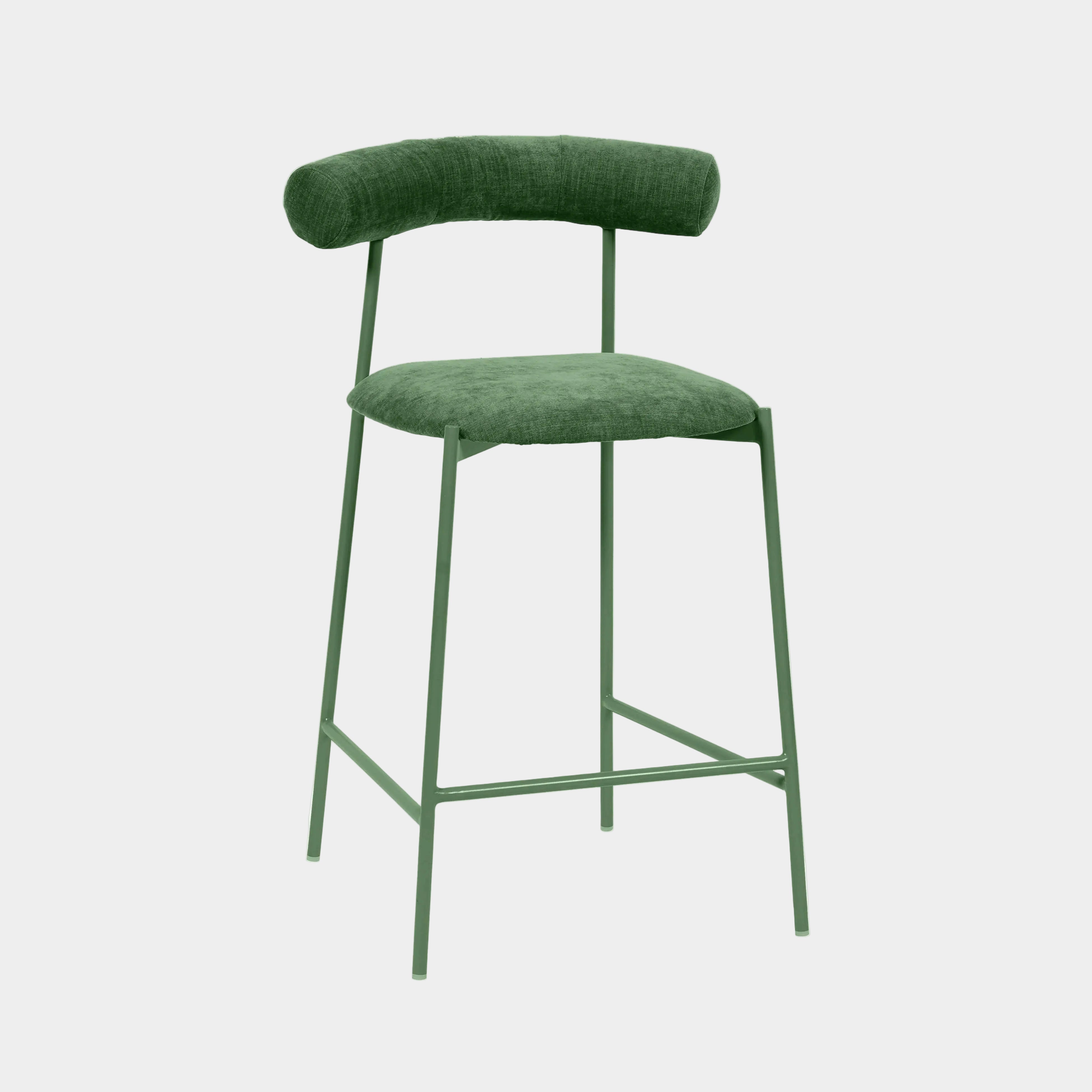Liliana Performance Velvet Stool