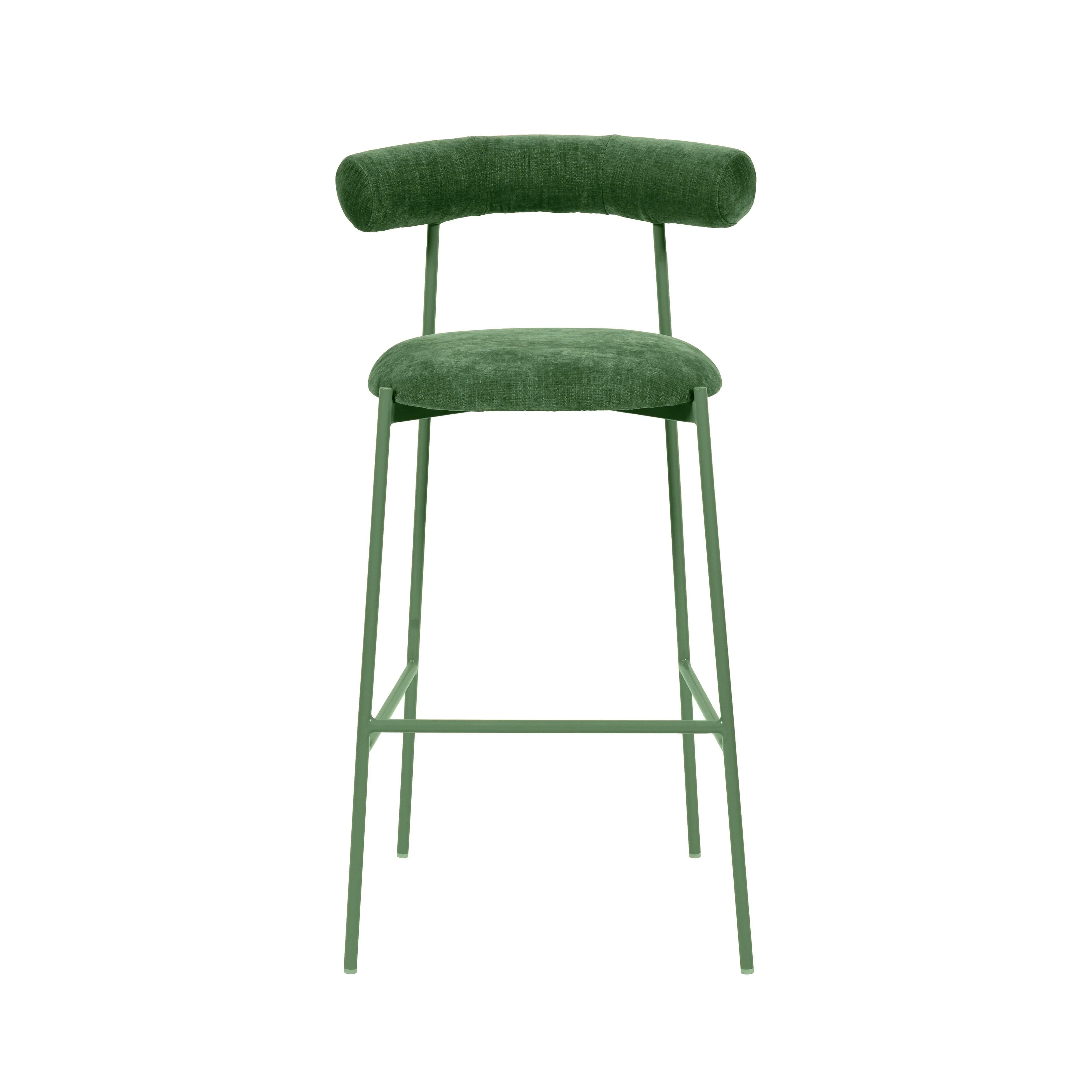 Liliana Performance Velvet Stool