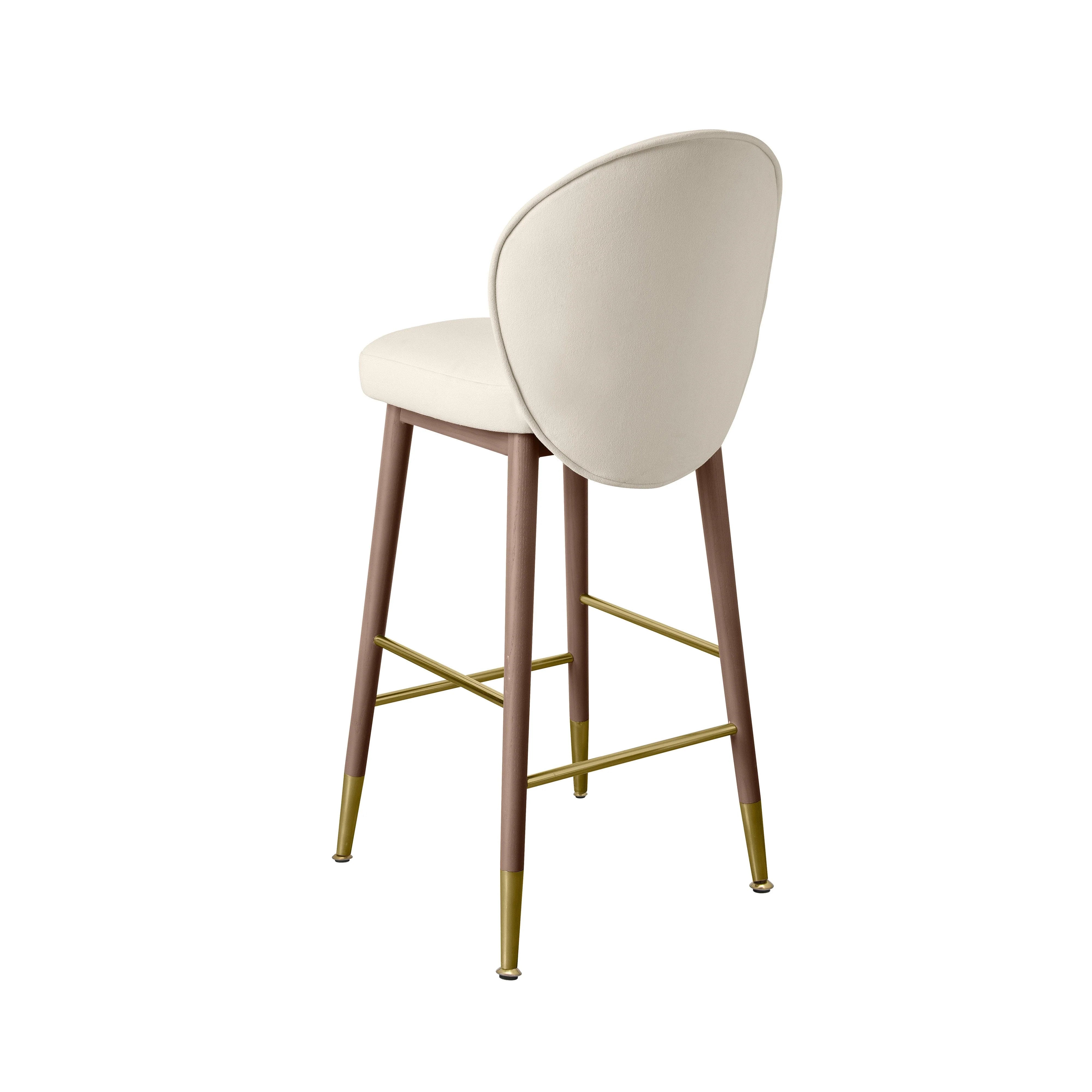 Hailey Performance Velvet Stool