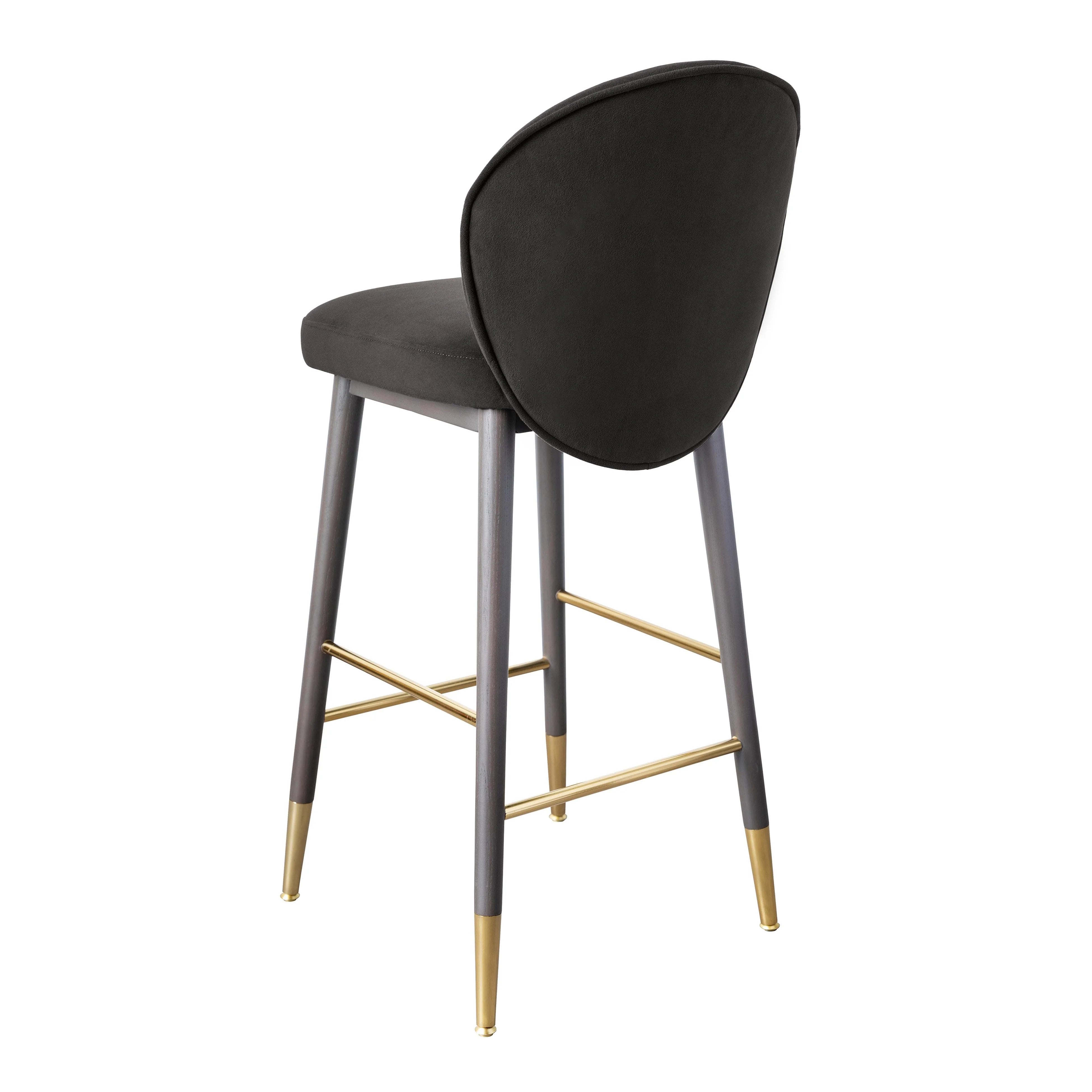 Hailey Performance Velvet Stool