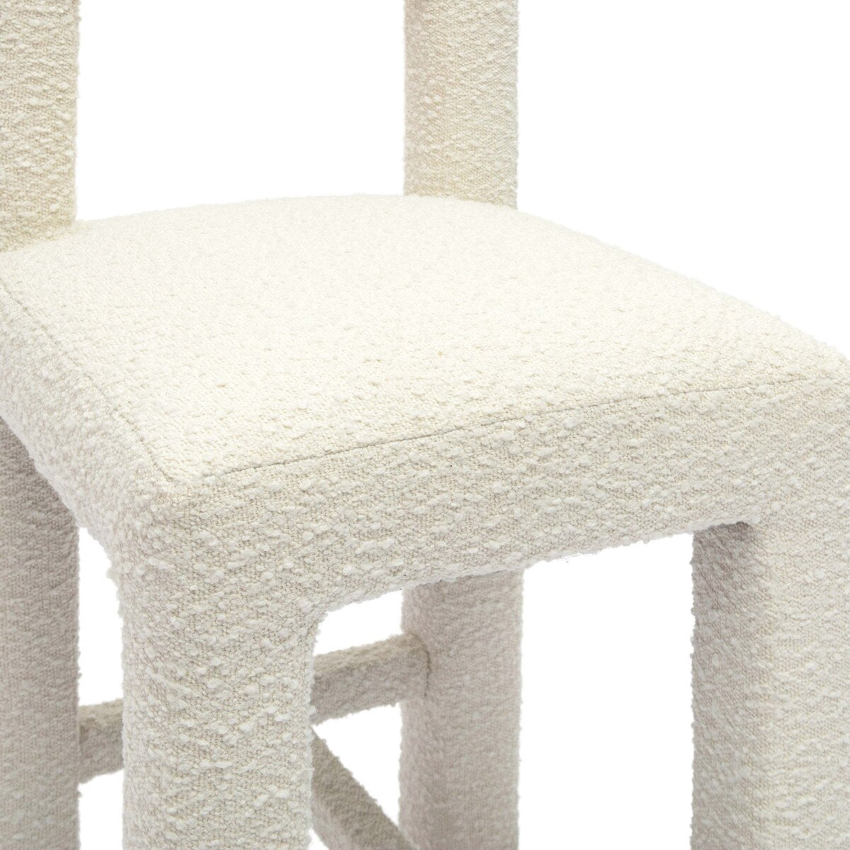 Tabouret de bar Hazel Cream Boucle