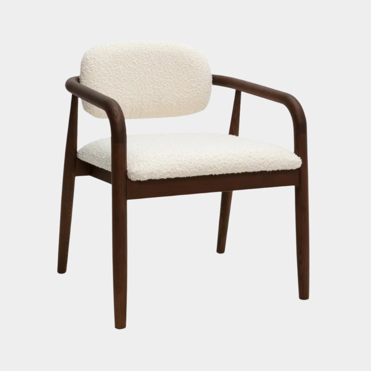 Chaise de salle à manger Betsy Cream Boucle
