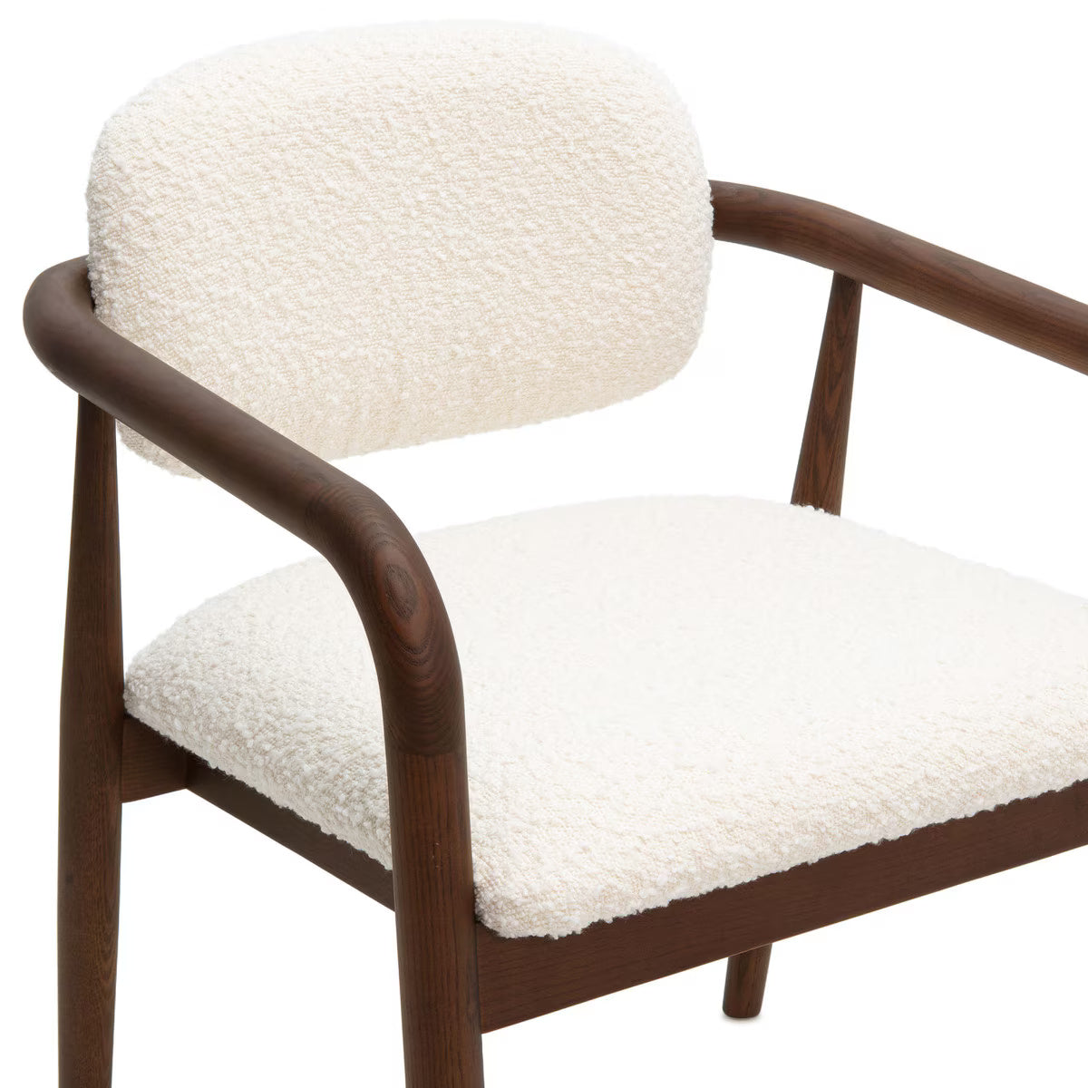 Chaise de salle à manger Betsy Cream Boucle