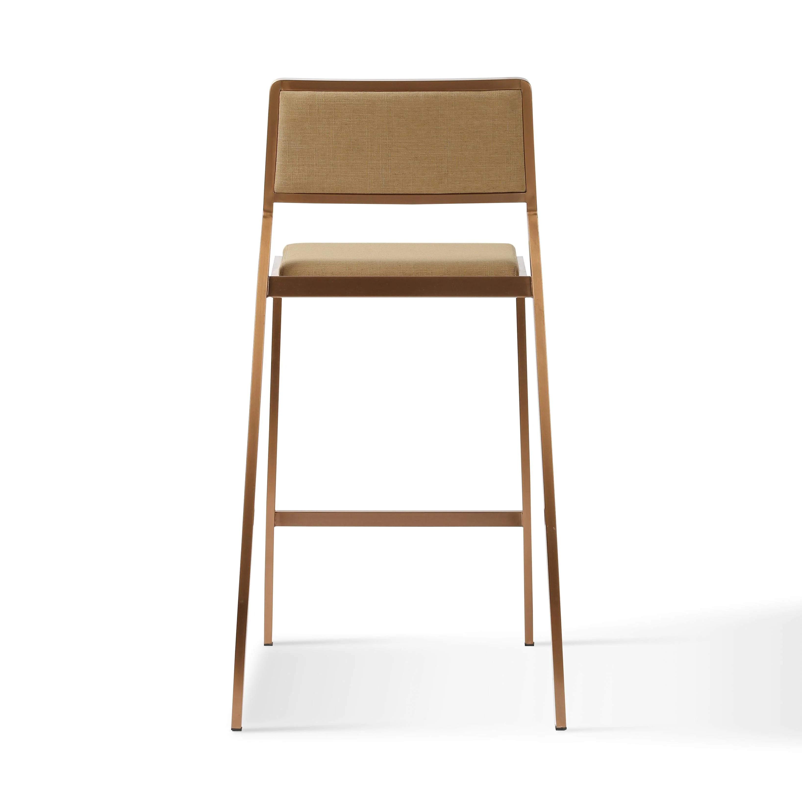 Gale Tan Basketweave Stackable Stool - Set of 2