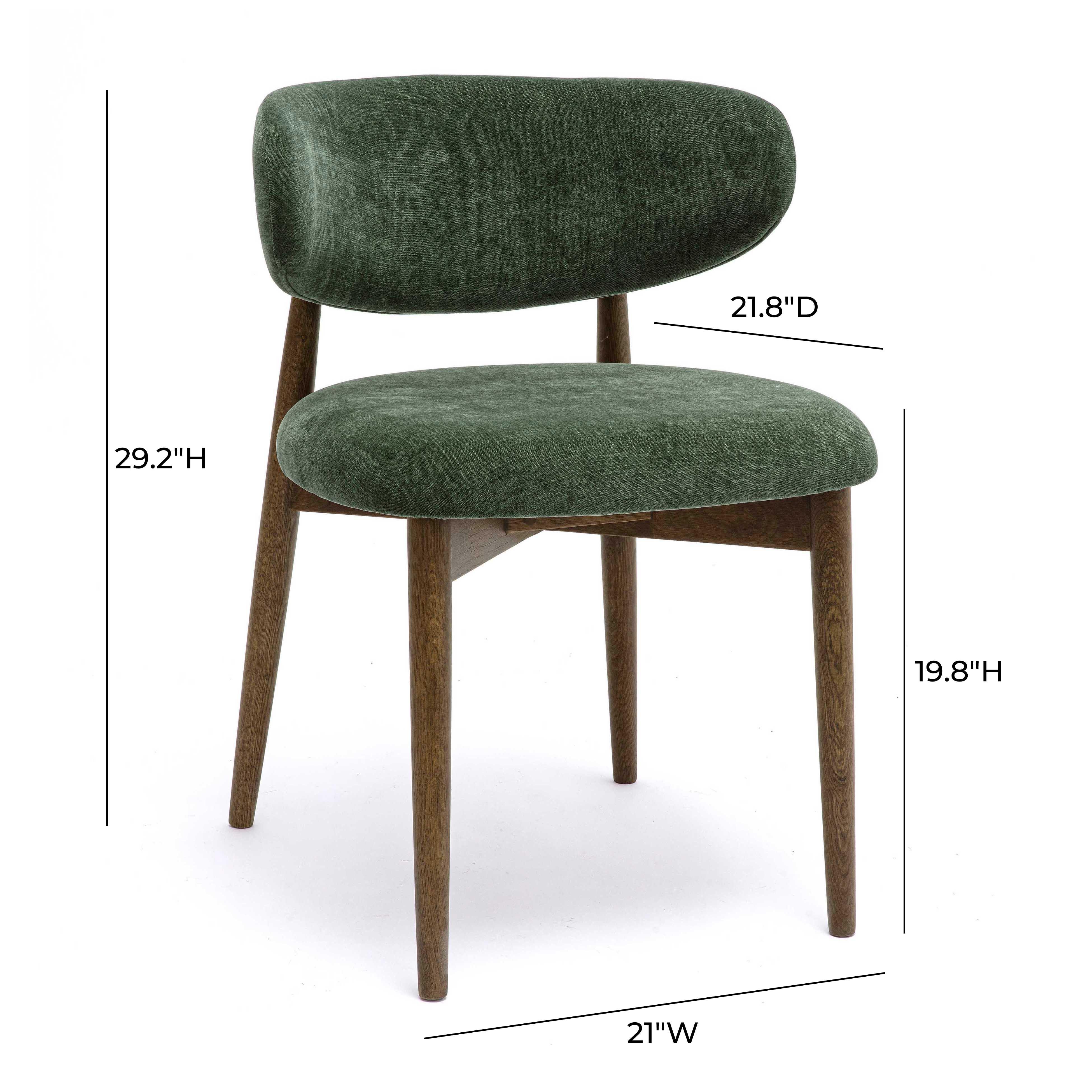 Zinea Performance Textured Velvet Dining Chair