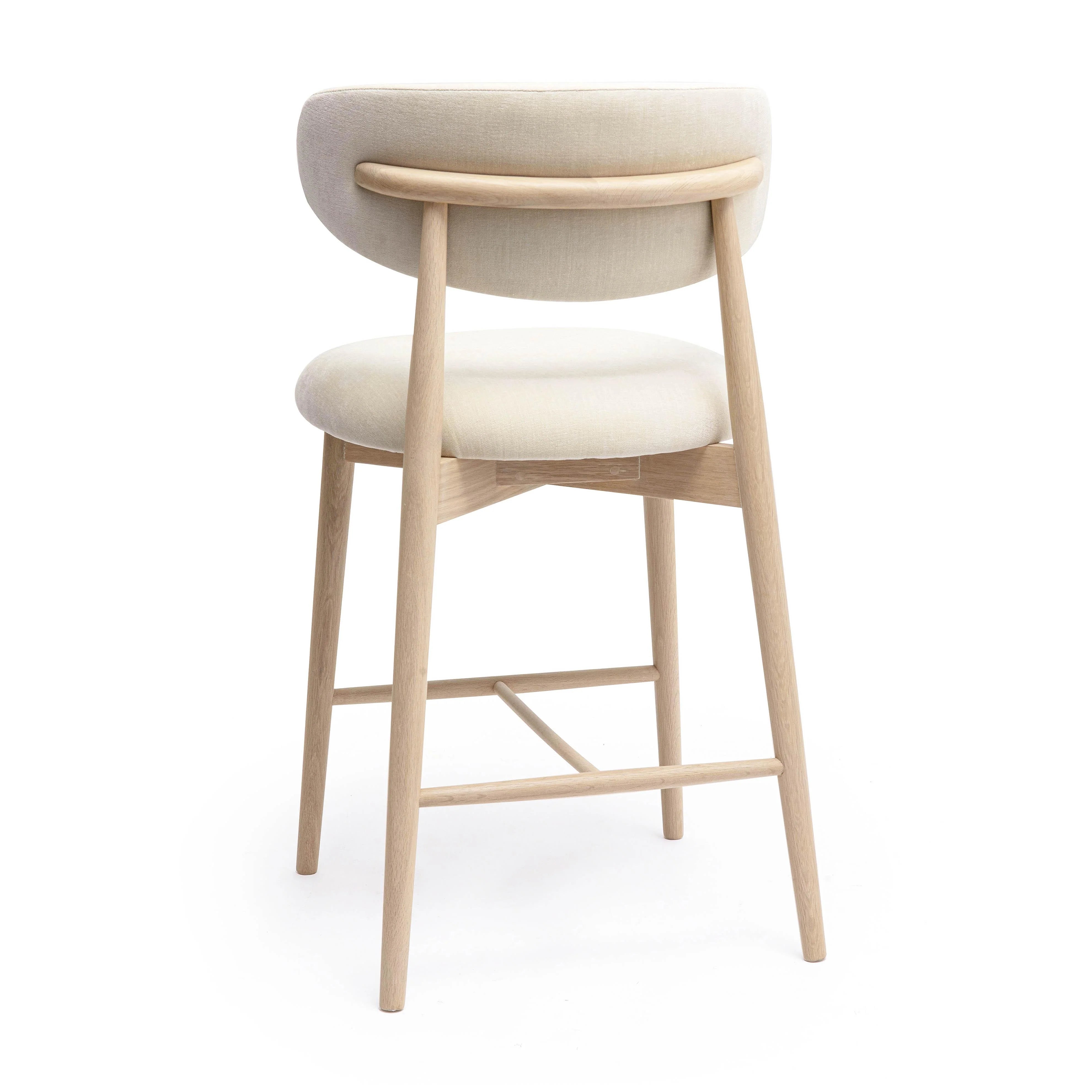 Zinea Performance Textured Velvet Counter Stool