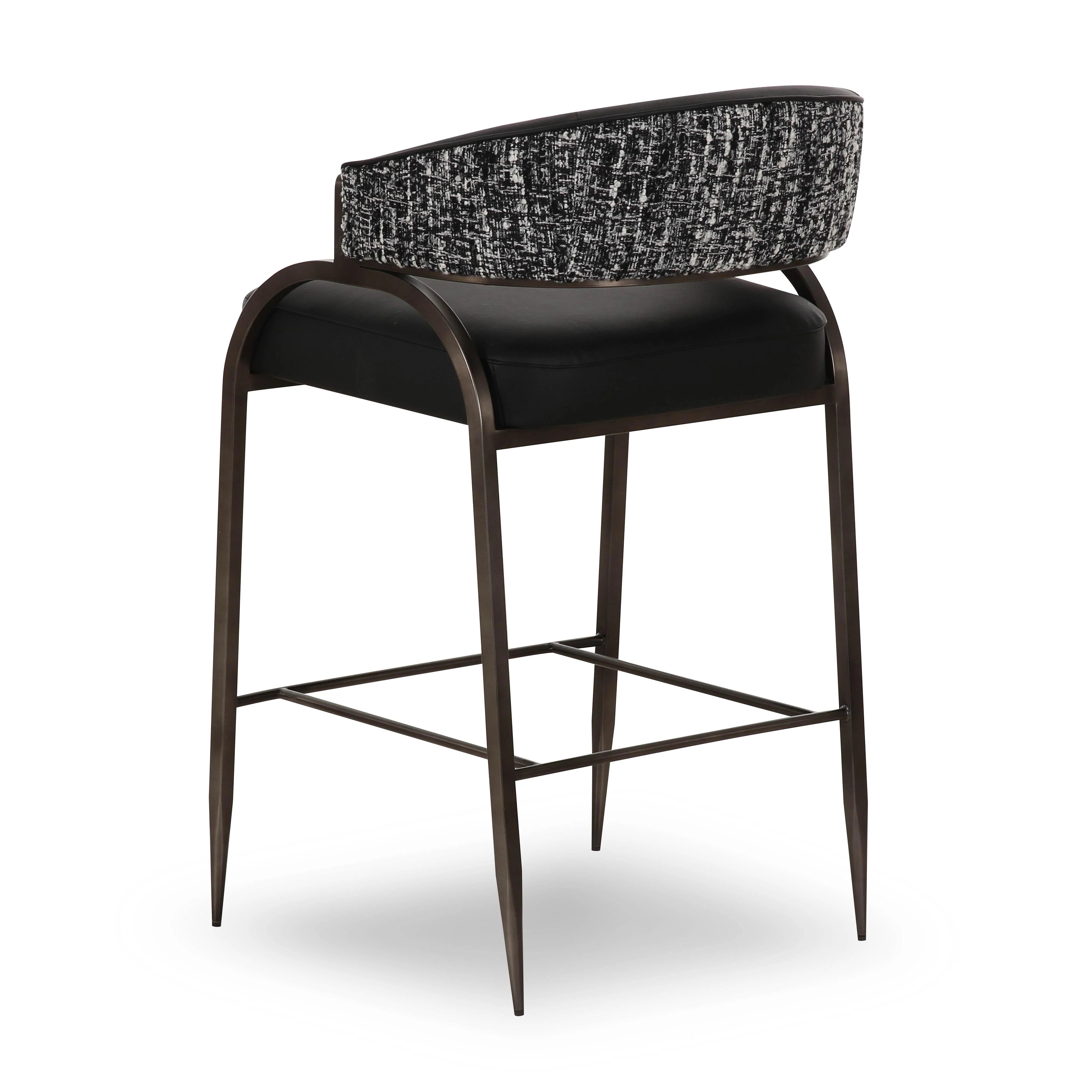 Tatum 2-Tone Performance Vegan Leather Counter Stool