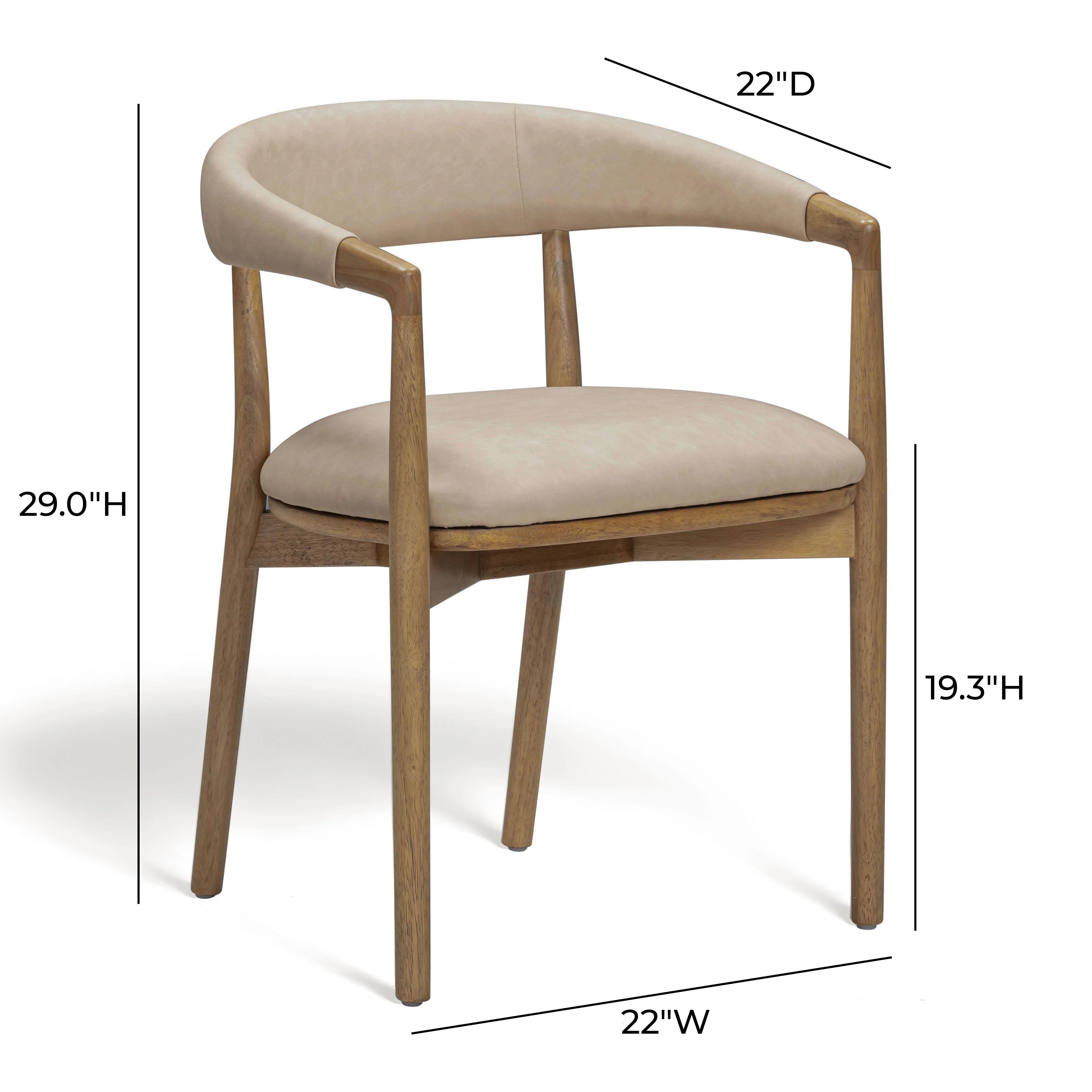 Vina Performance Vegan Leather Dining Chair