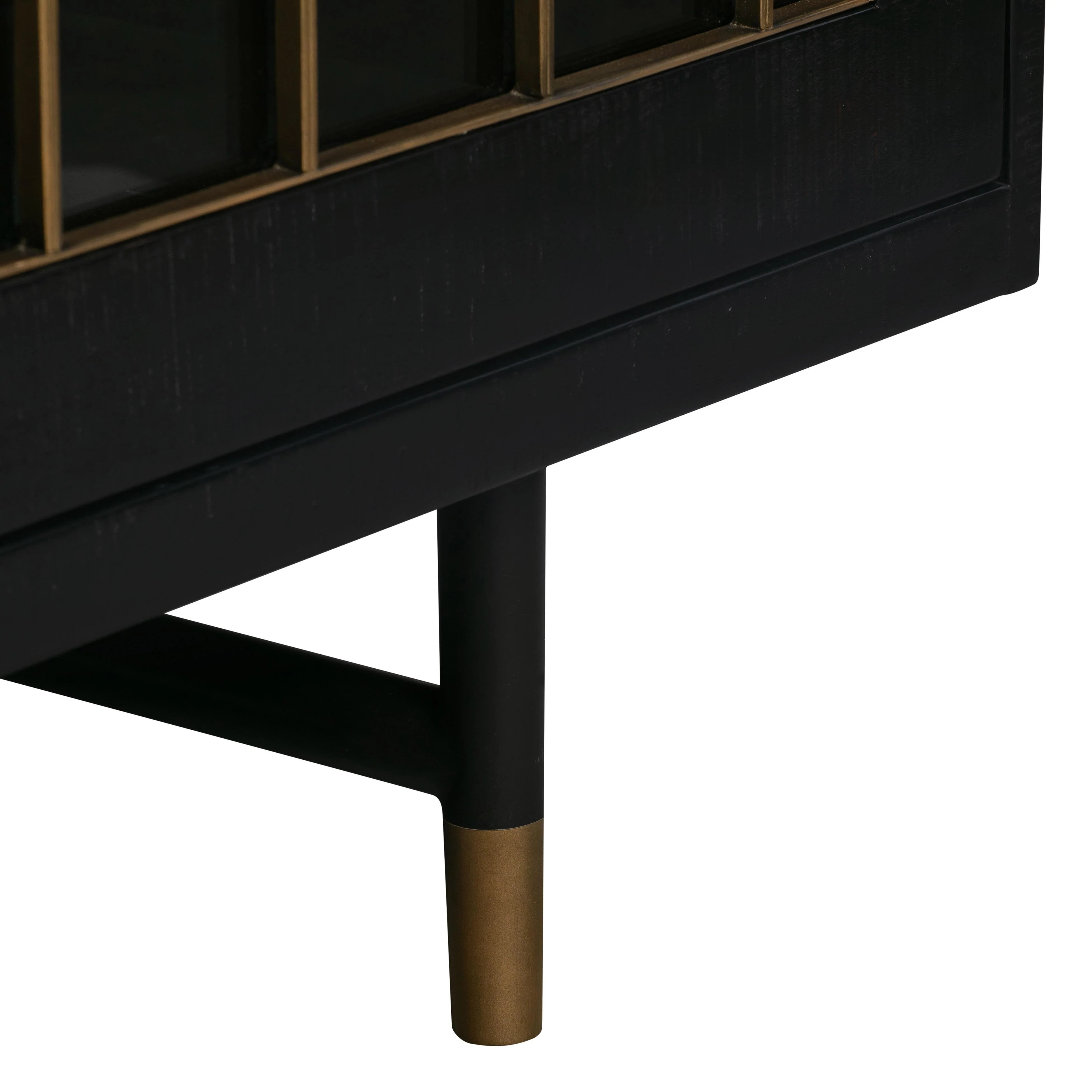 Gatsby 66" Black Acacia Wood Buffet