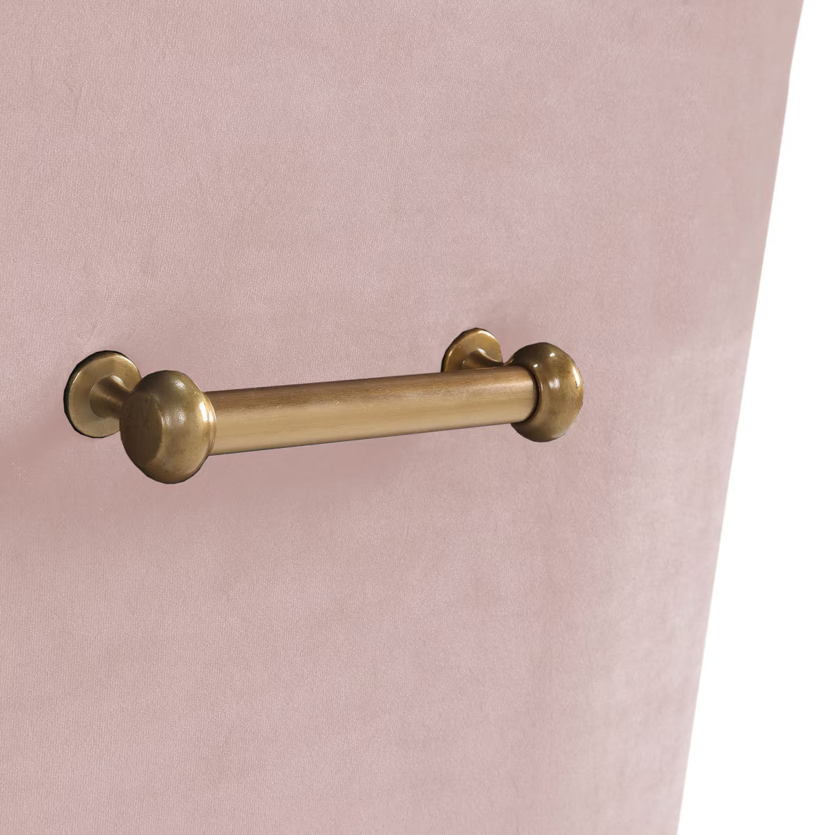 Chaise d'appoint Beatrix en velours blush