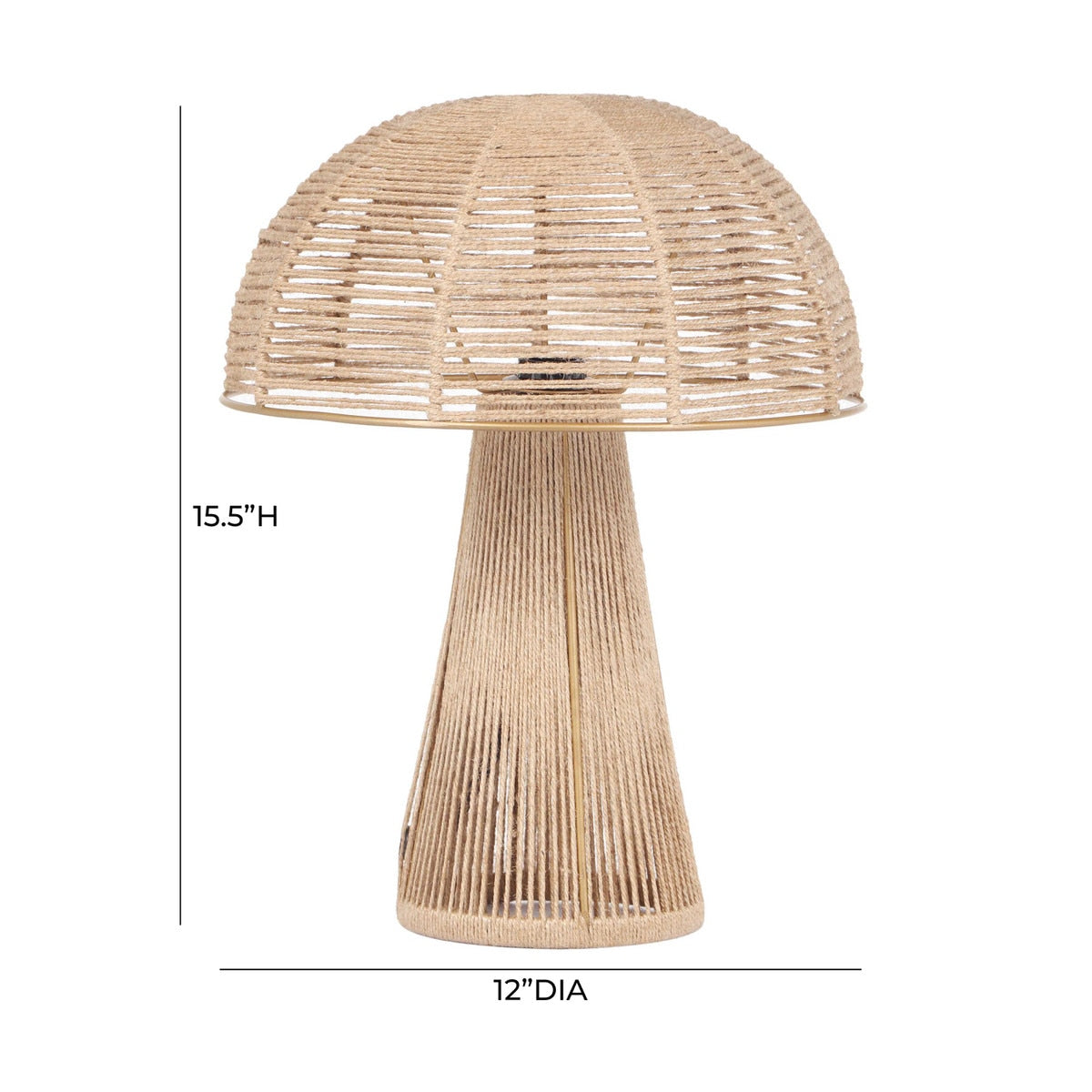 Lampe de table en jute Oddy