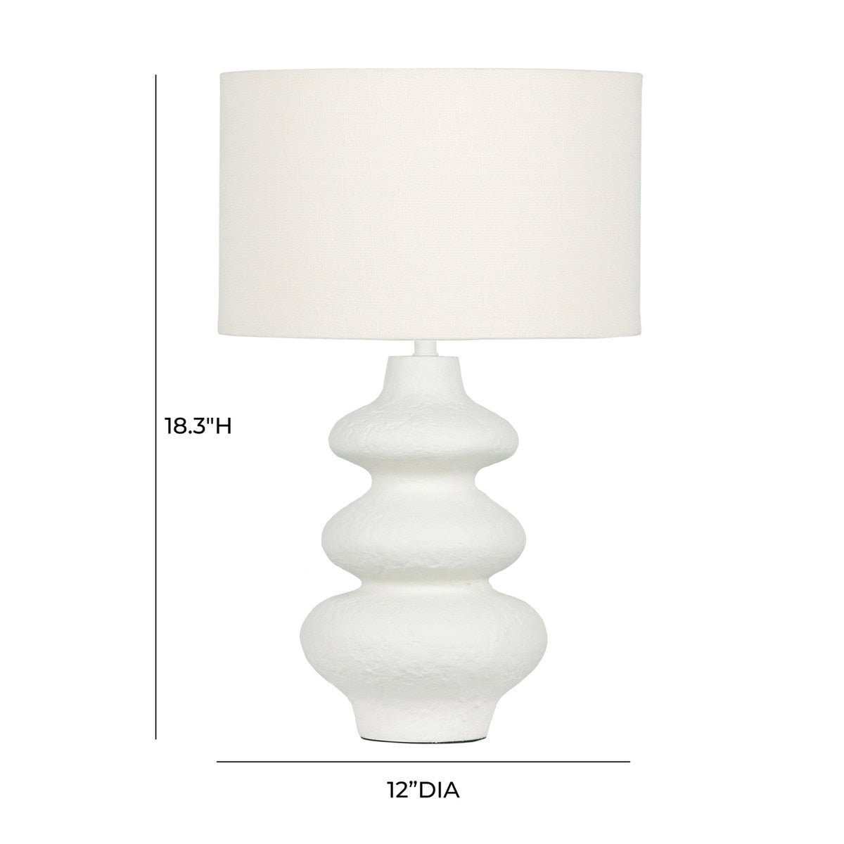 Lampe de table texturée Riviera