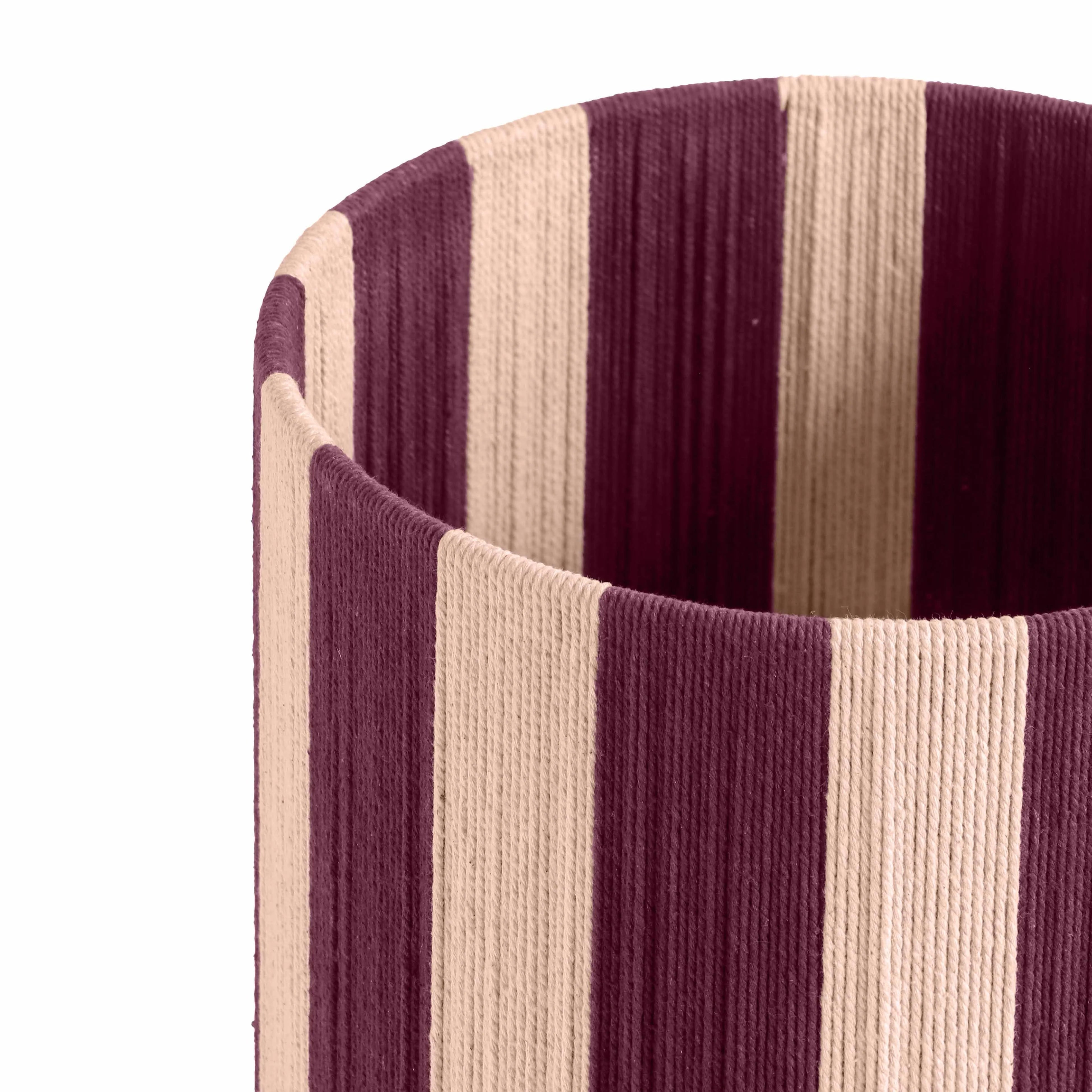 Guinevere Striped Cotton Table Lamp