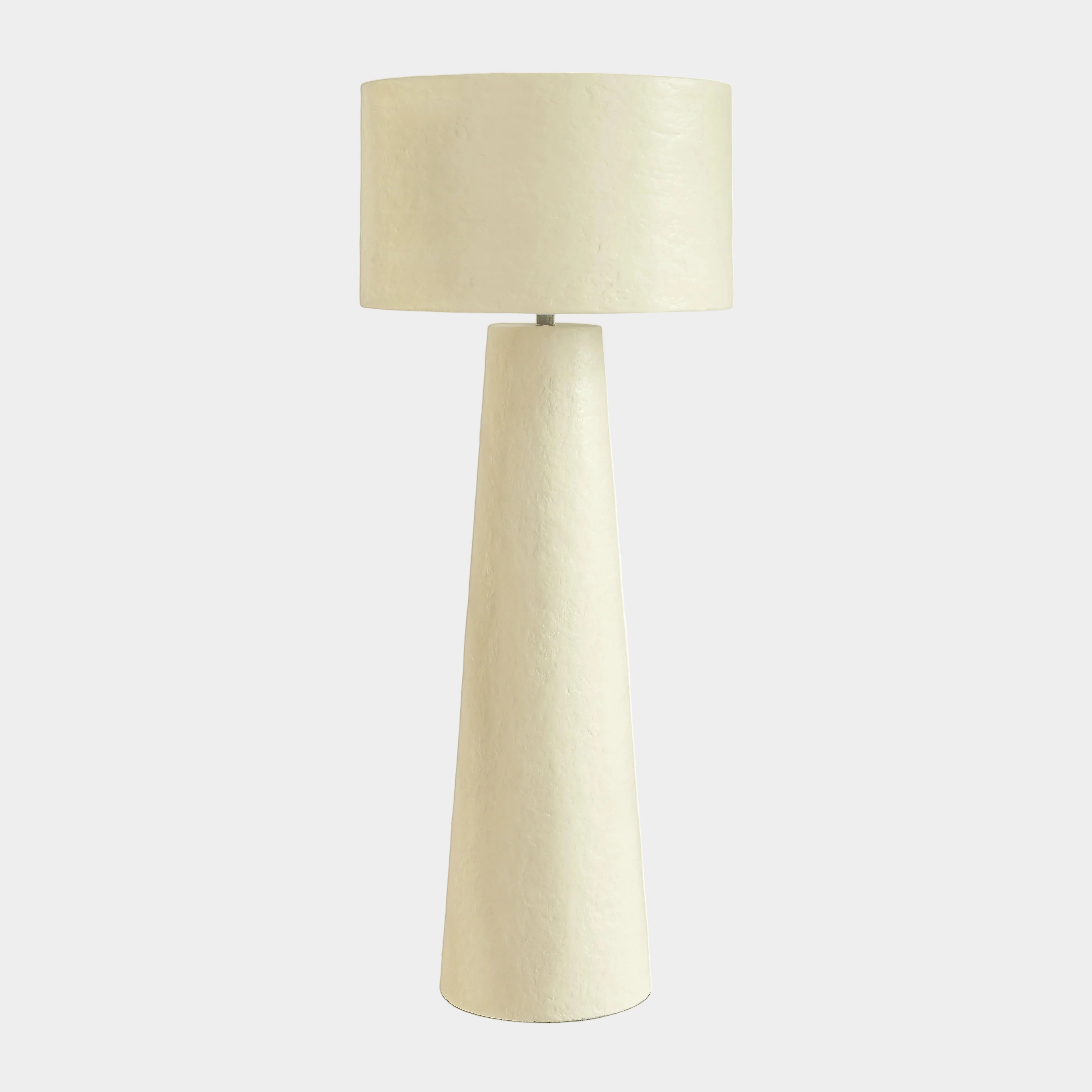 Yala Cream Papier Mache Floor Lamp